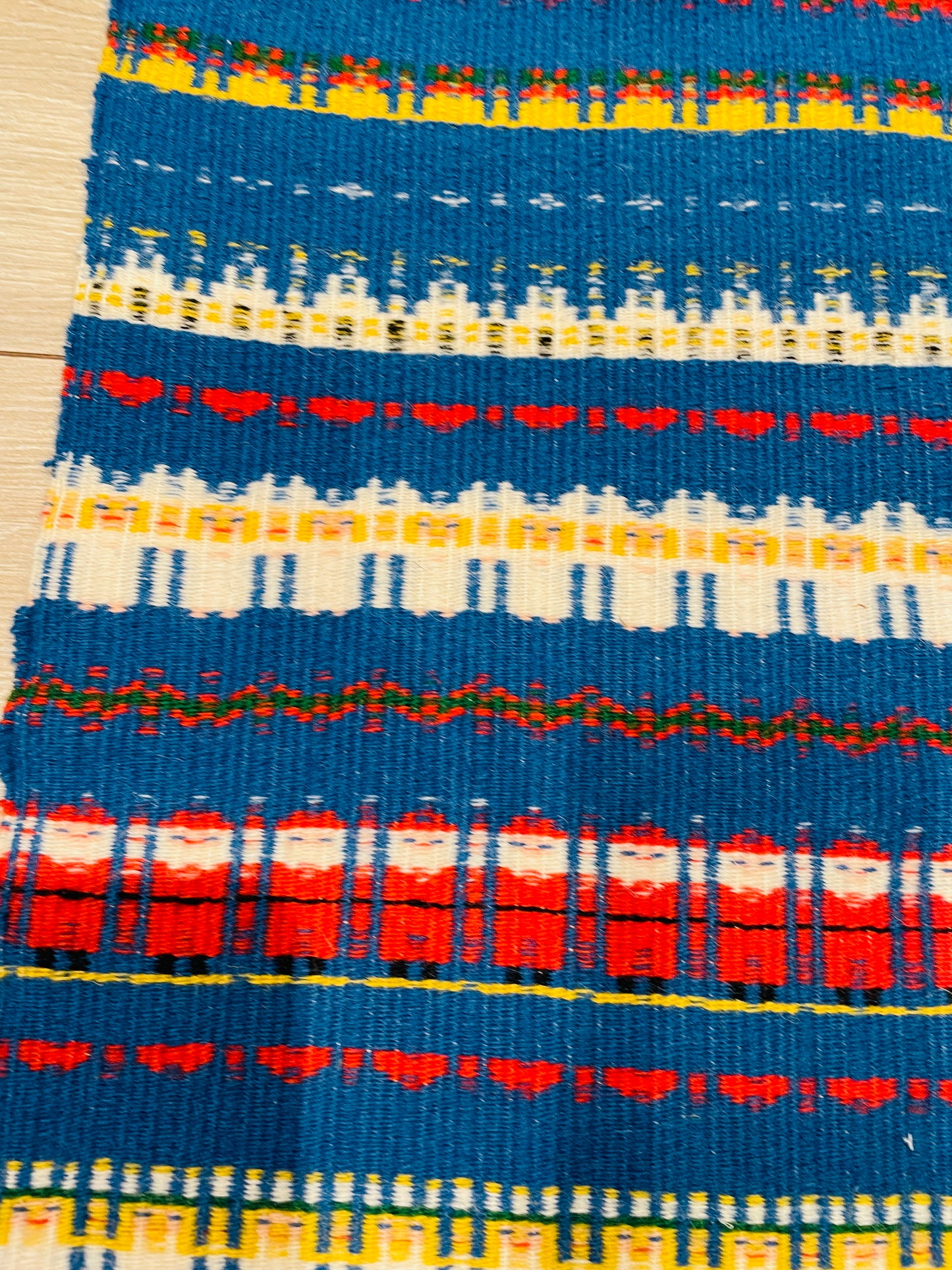 北欧伝統織物/タペストリー/Bunden Rosengang/ブンデン.ローゼンガング織