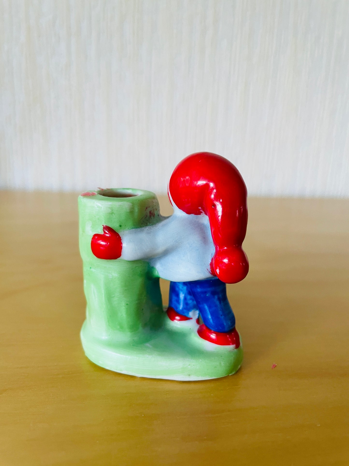 北欧のクリスマス/キャンドルスタンド/男の子とツリー