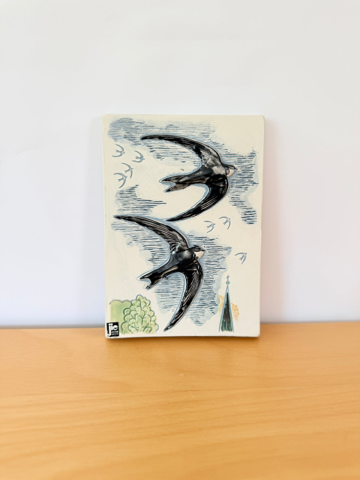 Jie Gantofta/Ceramic Tile/Swedish Wild Bird Series/Swallow