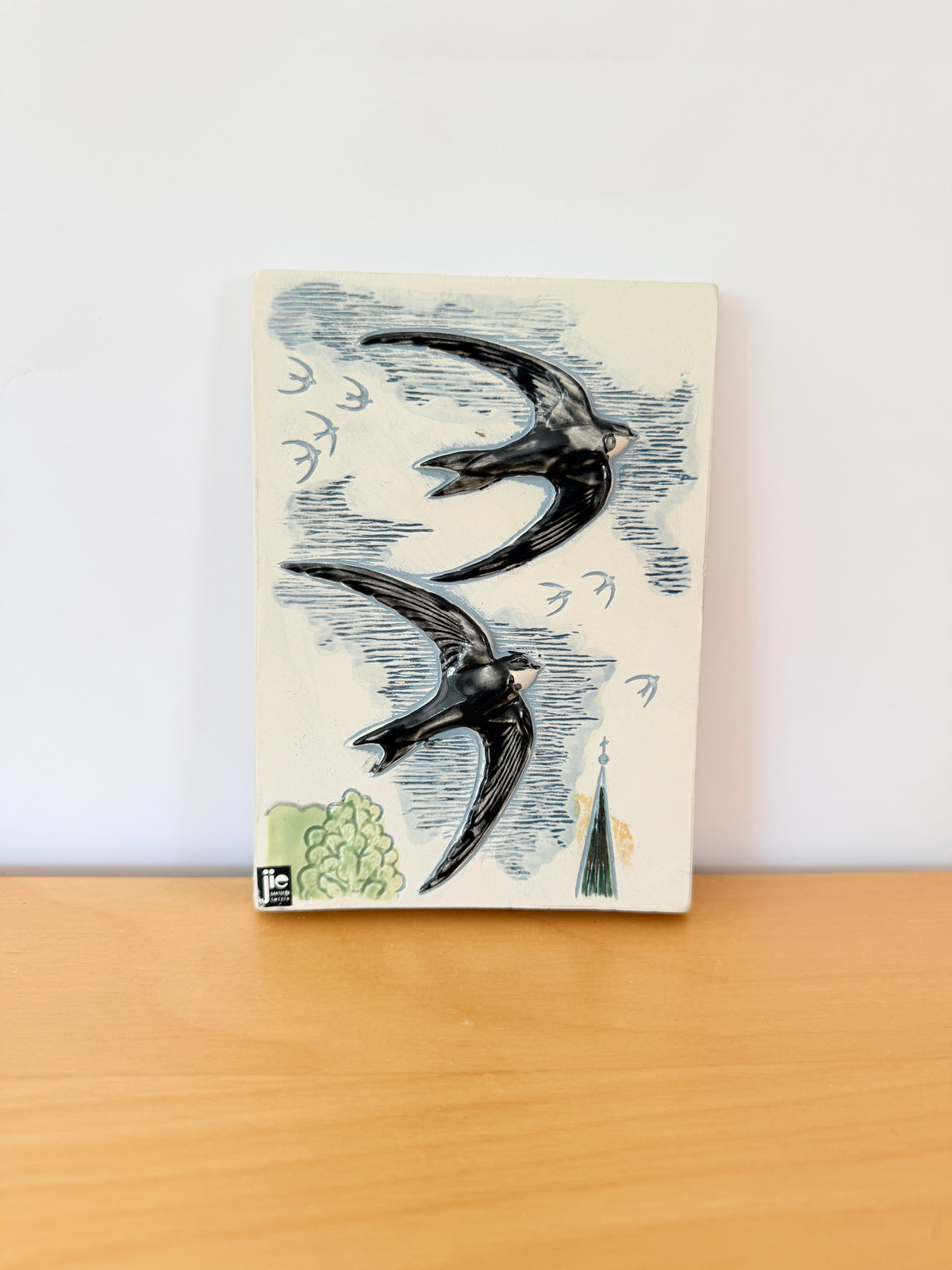 Jie Gantofta/Ceramic Tile/Swedish Wild Bird Series/Swallow