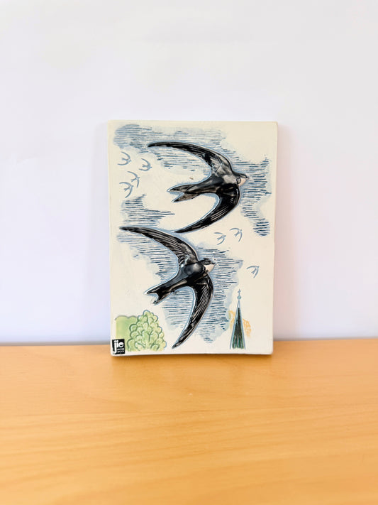 Jie Gantofta/Ceramic Tile/Swedish Wild Bird Series/Swallow