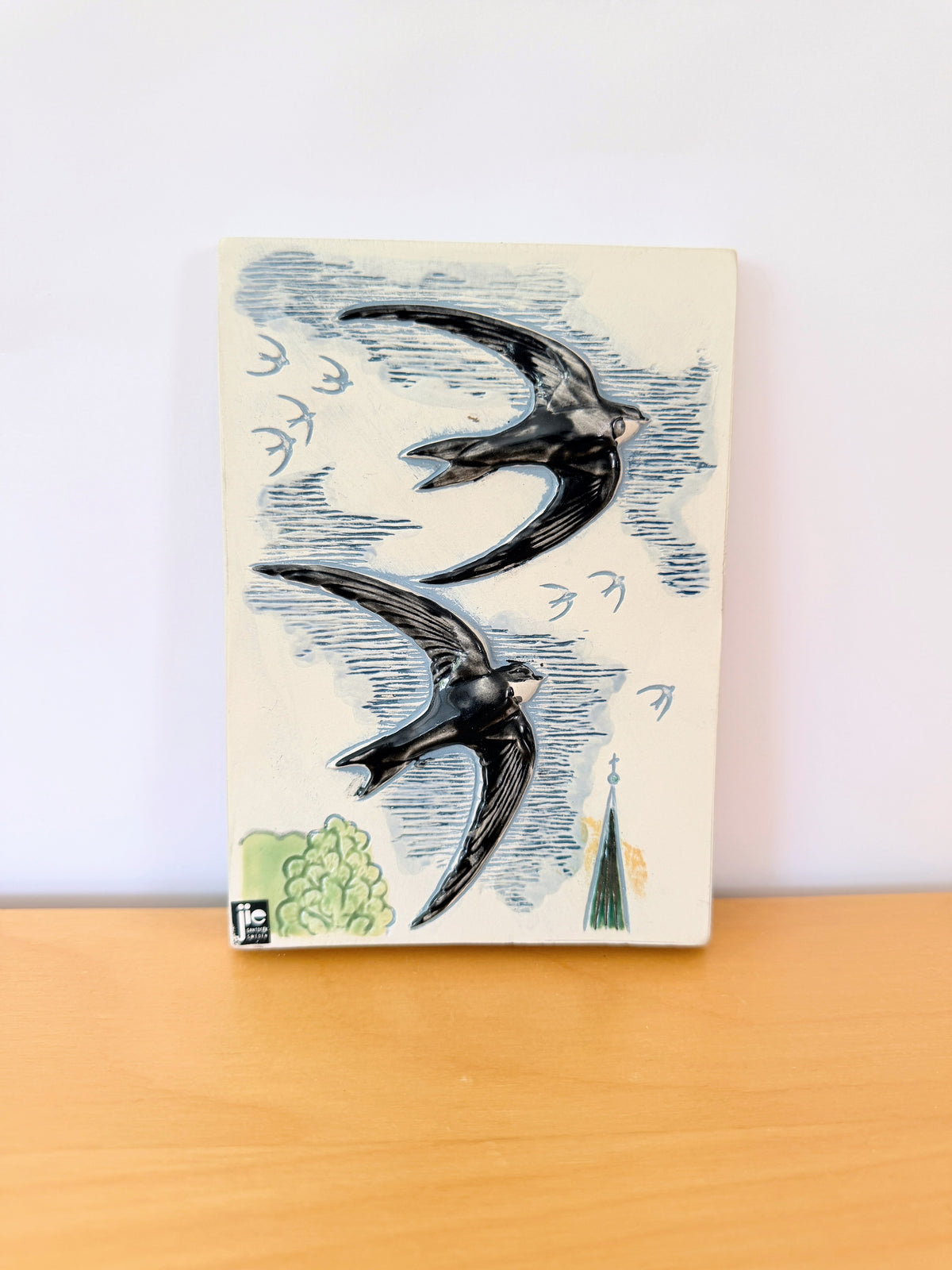 Jie Gantofta/Ceramic Tile/Swedish Wild Bird Series/Swallow