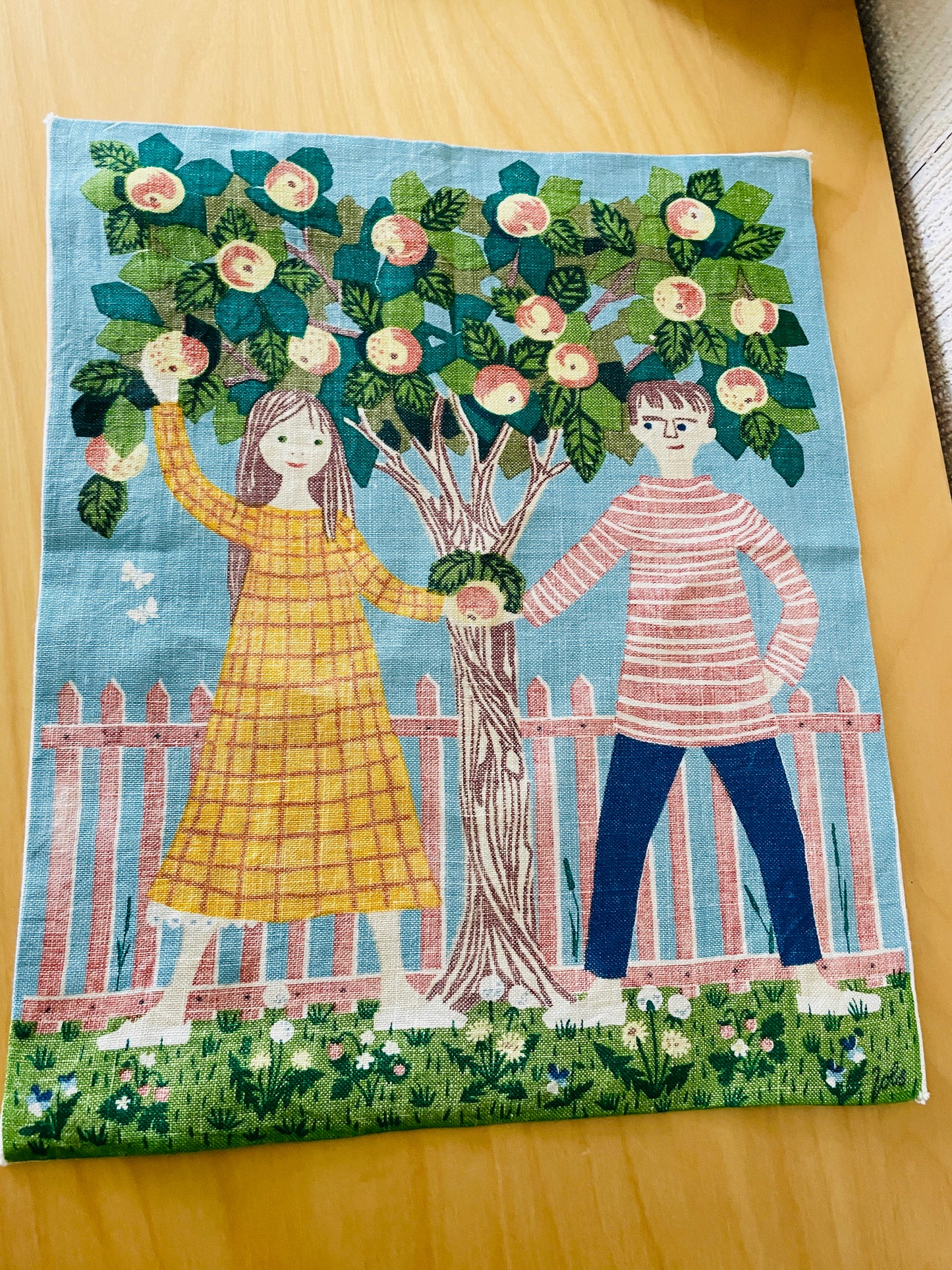 Jobs Handtryck Leksand/ヨブス ハンドプリント/Eden/エデン/Lisbet Jobs/リスベット.ヨブス