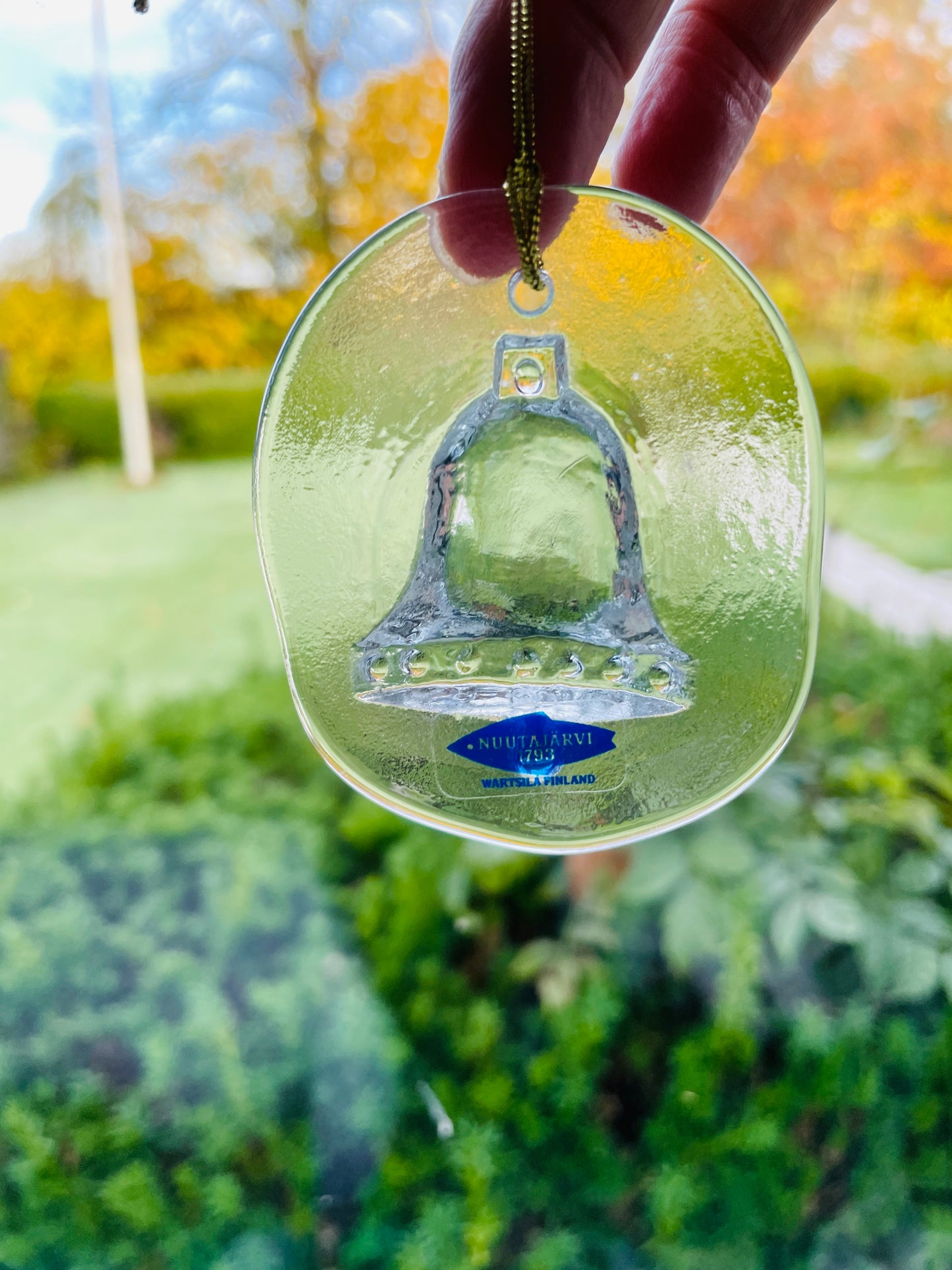 Nuutajälvi/ヌータヤルヴィ/ガラスのオーナメント/ジングルベル
