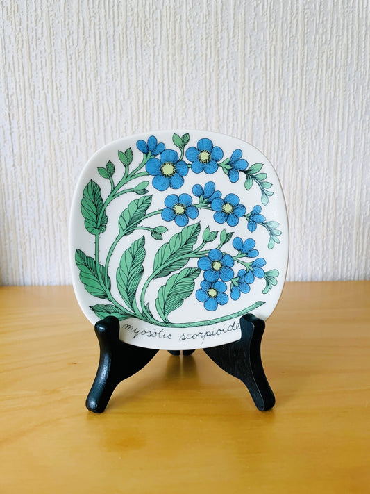 アラビアボタニカルシリーズウオールプレートワスレナグサ