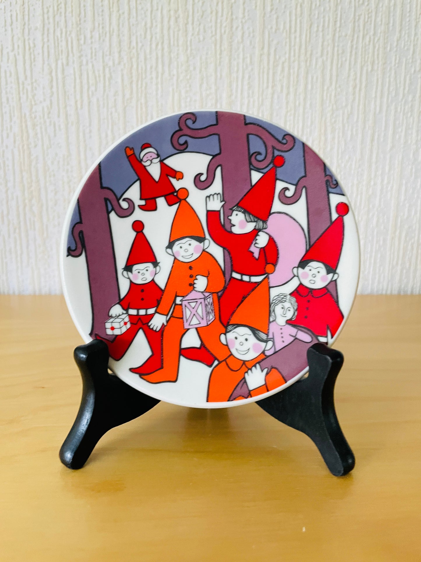 Arabia/アラビア/Jul Kort/クリスマスプレート/ミニ/1979年/Nr.5