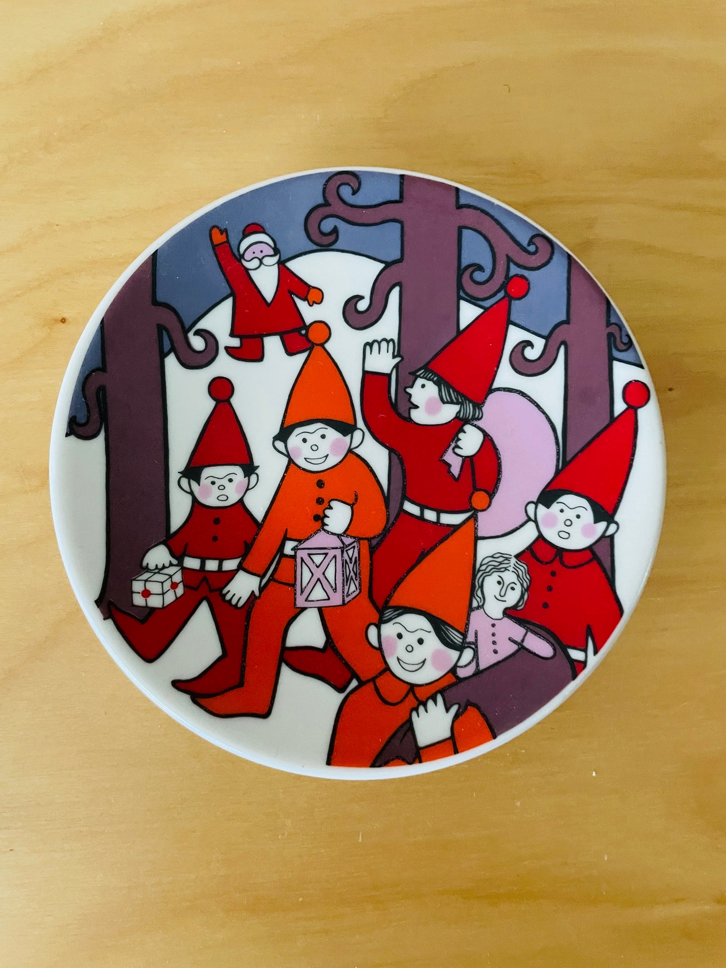 Arabia/アラビア/Jul Kort/クリスマスプレート/ミニ/1979年/Nr.5