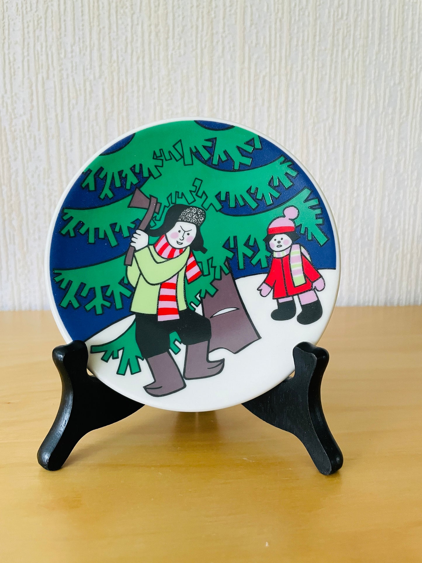 Arabia/アラビア/Jul Kort/クリスマスプレート/ミニ/1979年/Nr.2