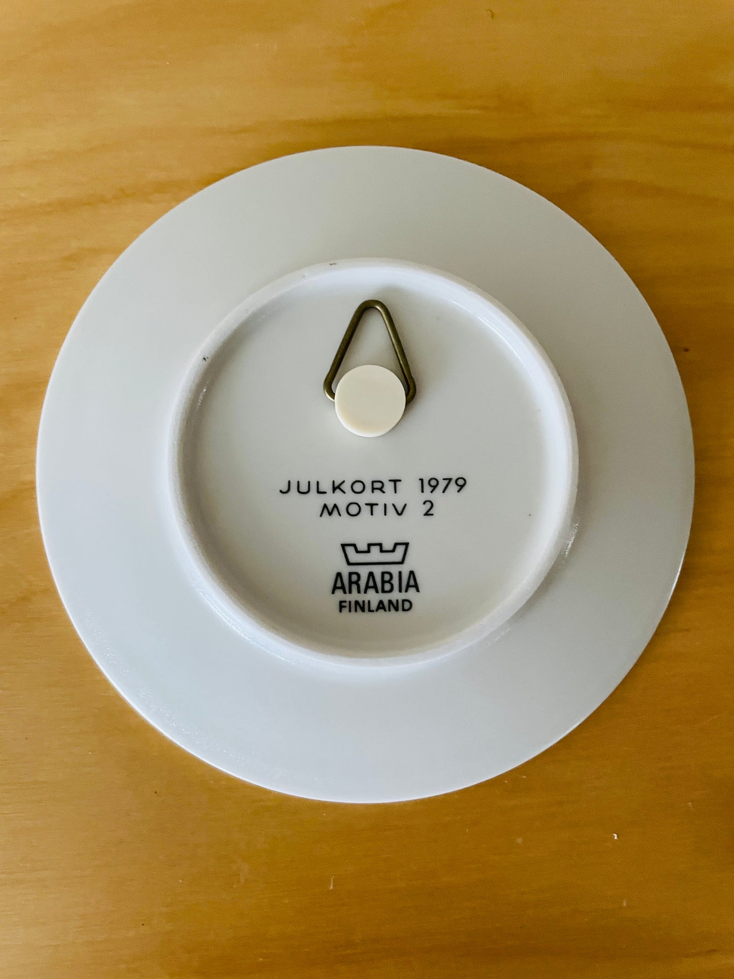Arabia/アラビア/Jul Kort/クリスマスプレート/ミニ/1979年/Nr.2