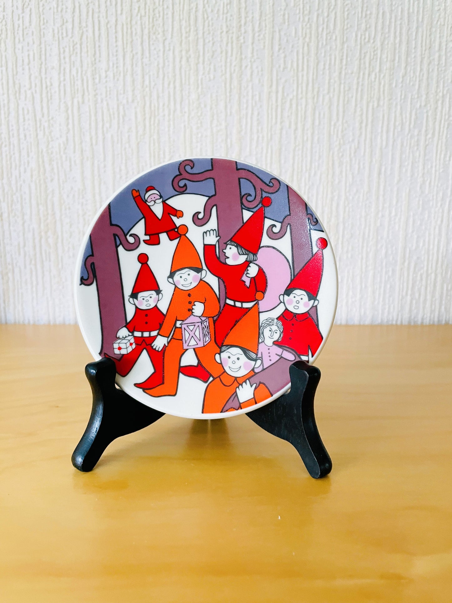 Arabia/アラビア/Jul Kort/クリスマスプレート/ミニ/1979年/Nr.5