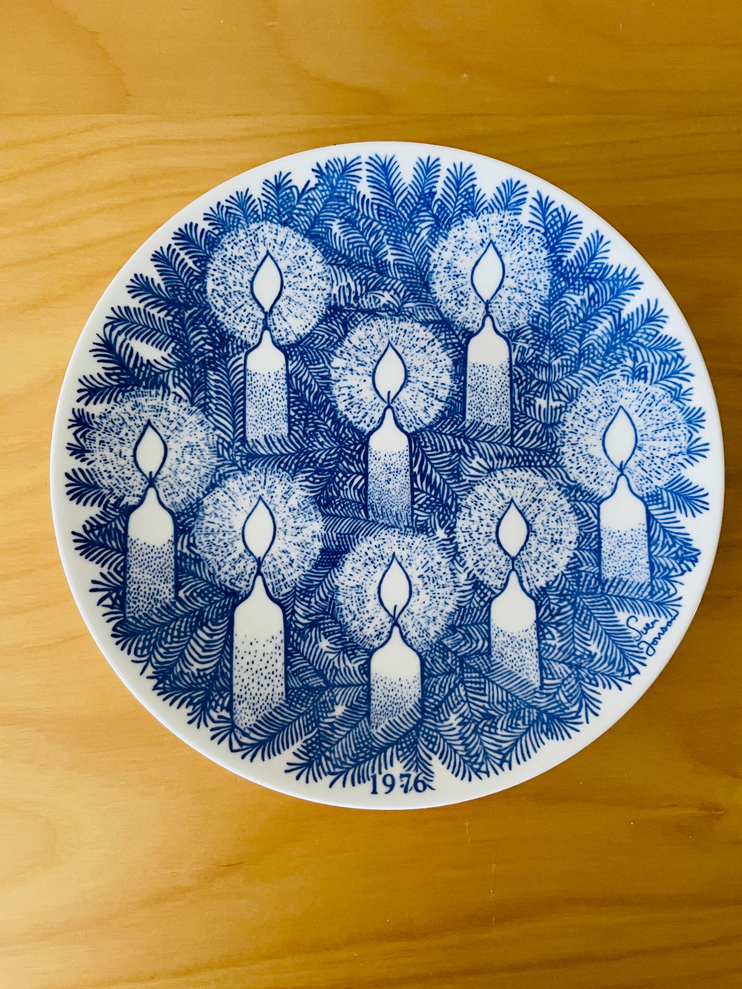 Gustavsberg/グスタフスベリ/Sven Johnsson/Jul Tallrik/クリスマスプレート/1976/Nr.6