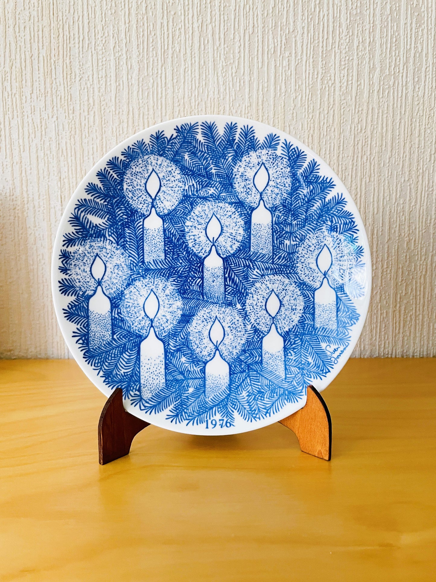 Gustavsberg/グスタフスベリ/Sven Johnsson/Jul Tallrik/クリスマスプレート/1976/Nr.6