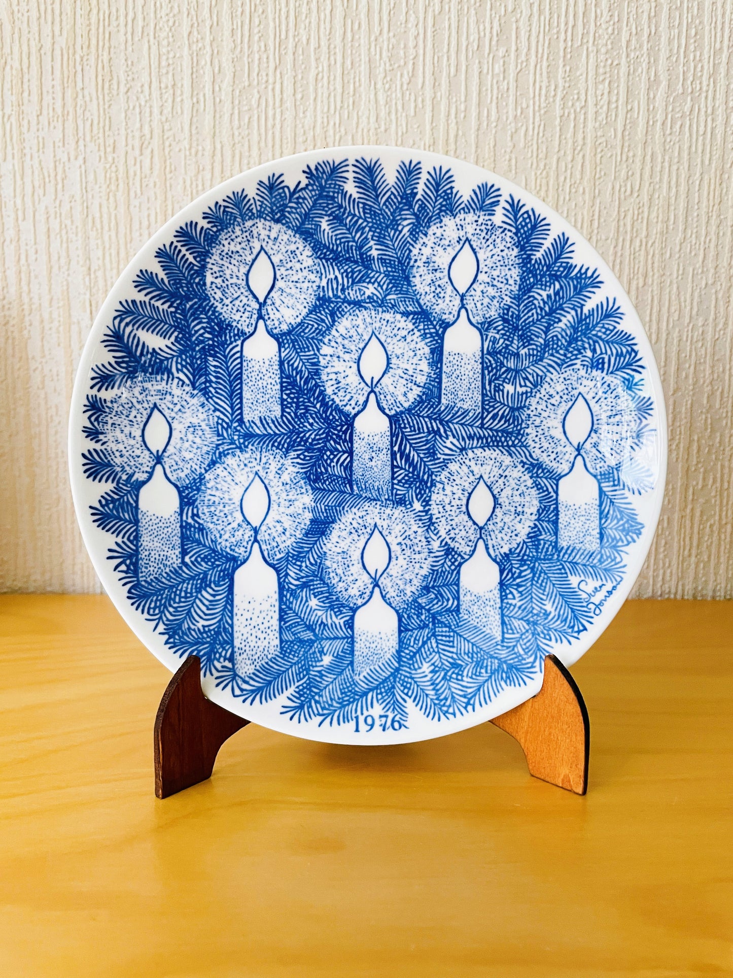 Gustavsberg/グスタフスベリ/Sven Johnsson/Jul Tallrik/クリスマスプレート/1976/Nr.6