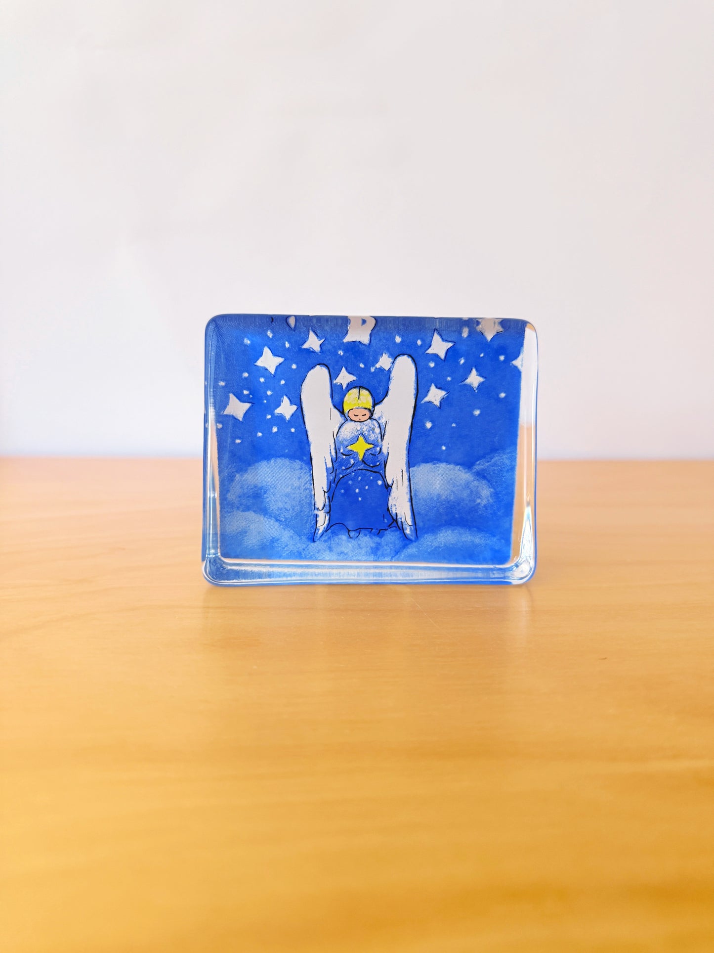 iittala/イッタラ/Helja Liukko-Sundström/ヘルヤ.リウッコ-スンストローム/ガラスカード/エンジェル