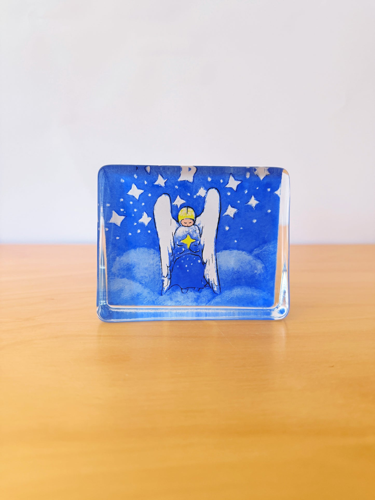 iittala/イッタラ/Helja Liukko-Sundström/ヘルヤ.リウッコ-スンストローム/ガラスカード/エンジェル