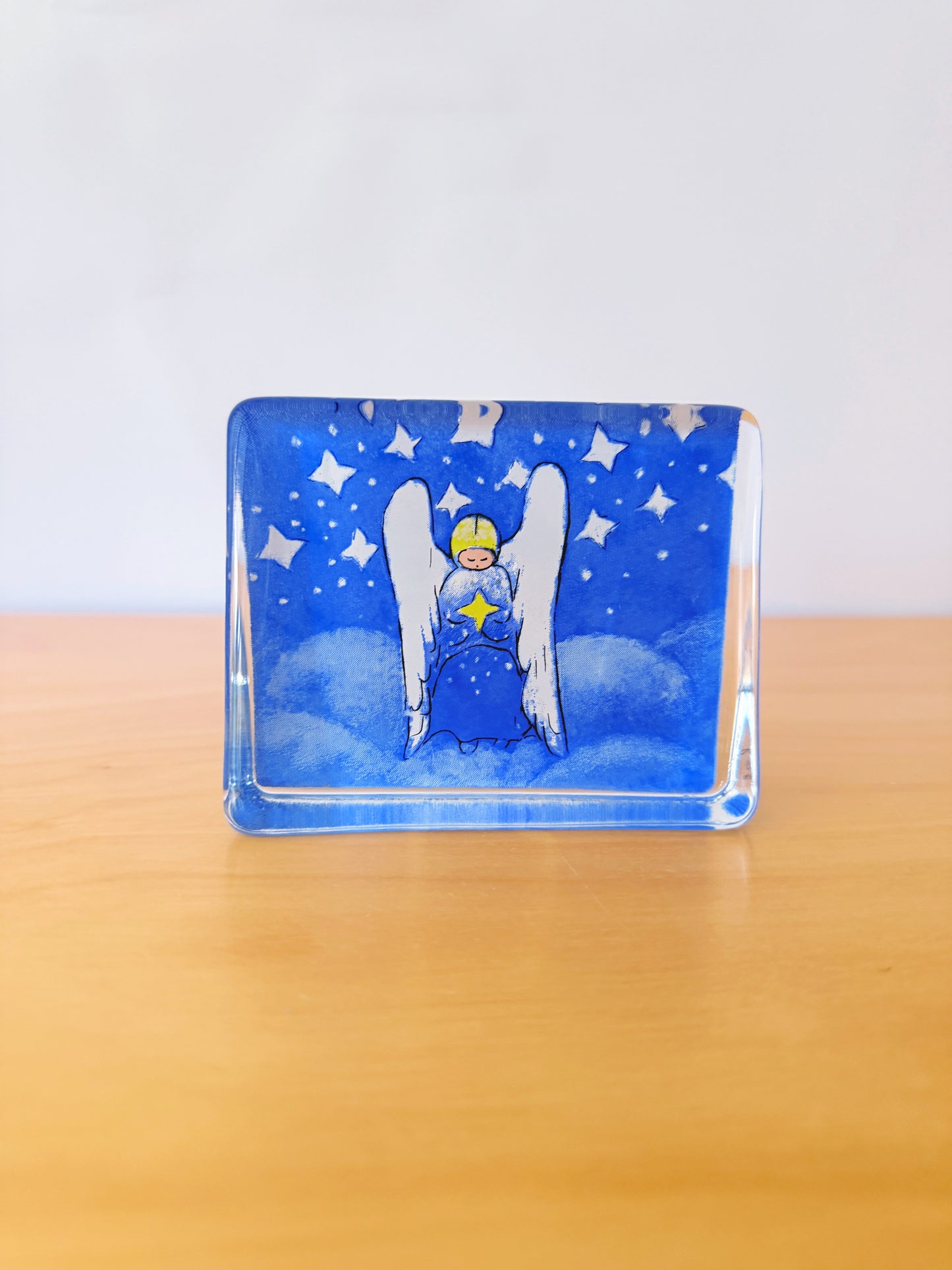iittala/イッタラ/Helja Liukko-Sundström/ヘルヤ.リウッコ-スンストローム/ガラスカード/エンジェル