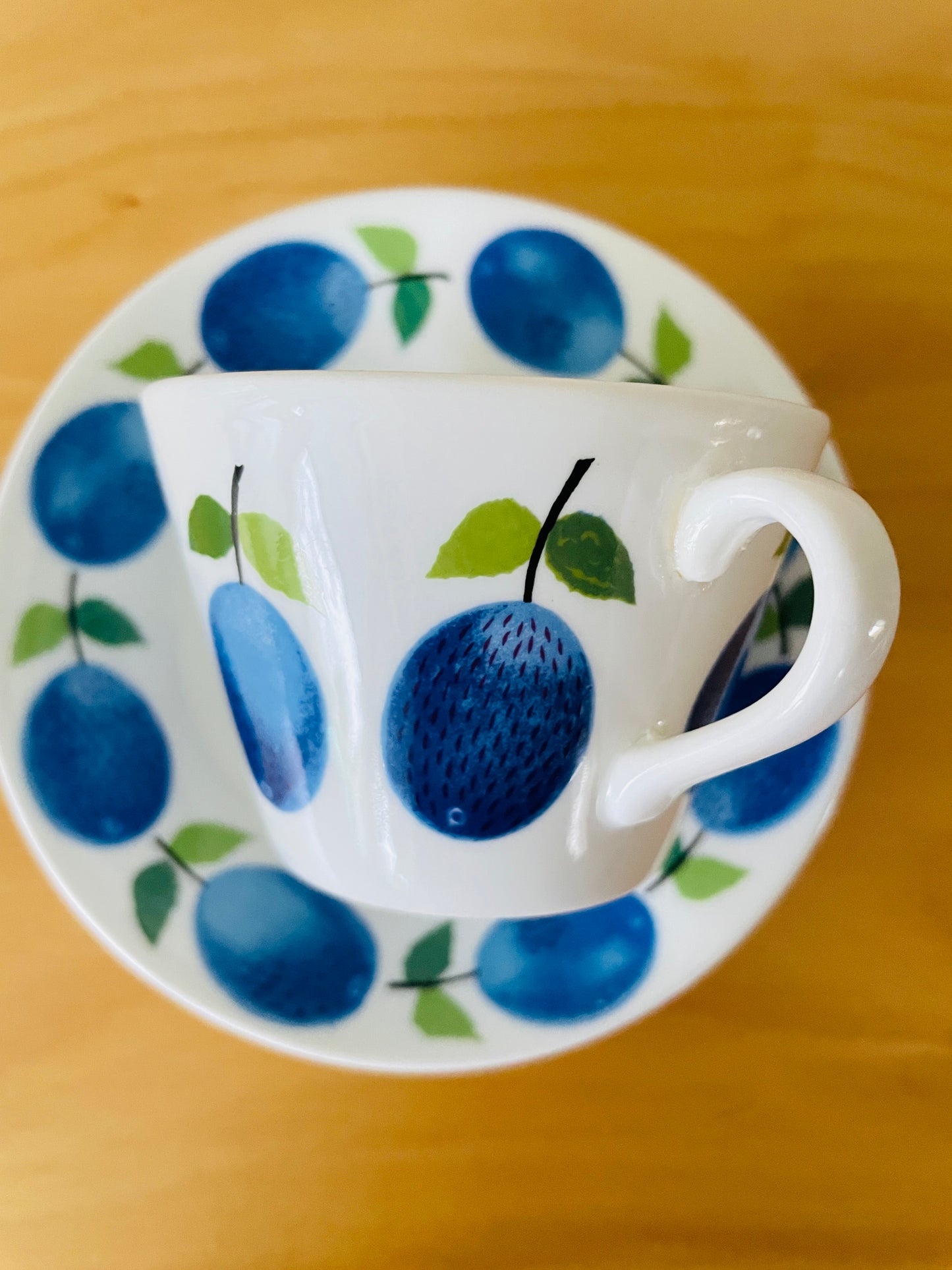 Gustavsberg/グスタフスベリStig Lindberg/ステイグリンドベリPrunusプルーヌスカップ&ソーサー