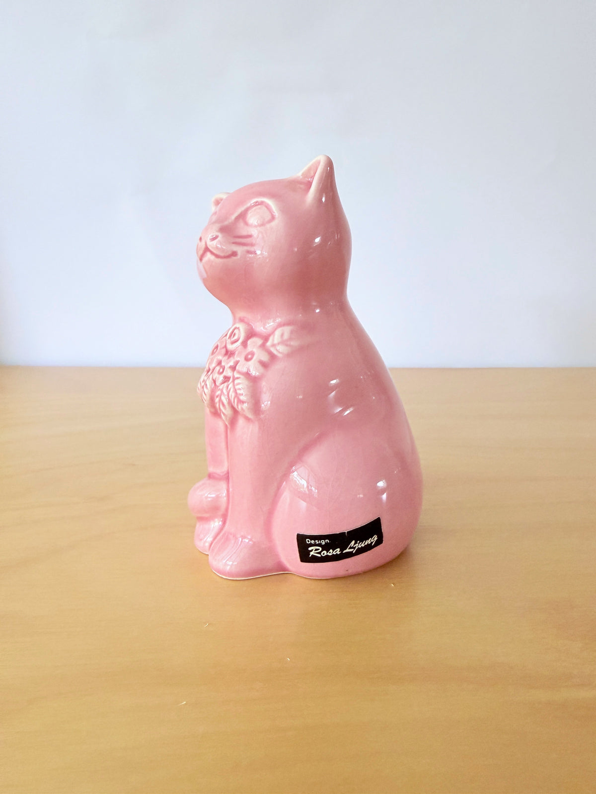 Deco/デコRosa Ljung/ローサユングピンクの猫ちゃん