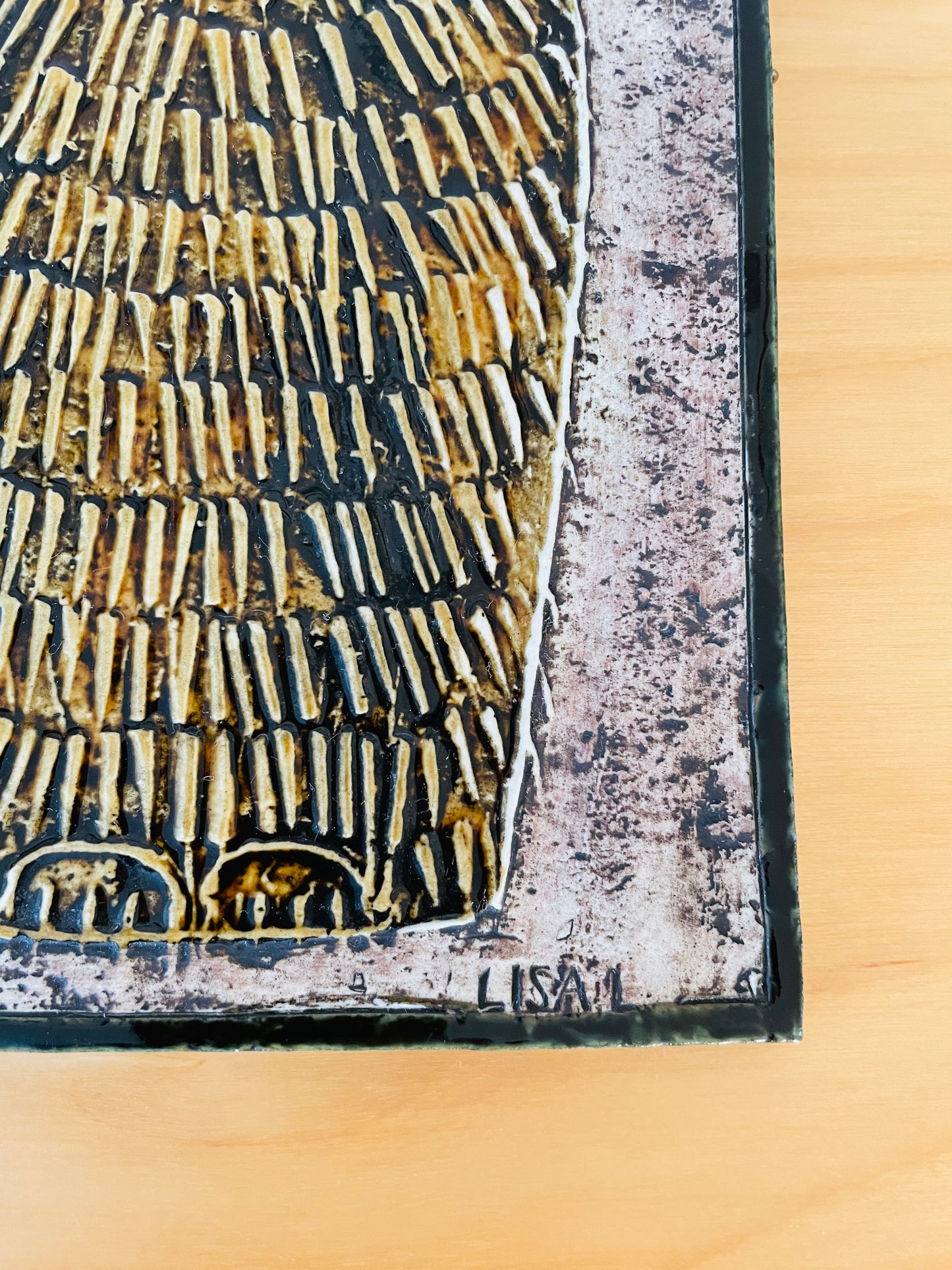 Gustavsberg/グスタフスベリ/Lisa Larson/リサ.ラーソン/Unik/ユニーク/ネコ/ブラウン