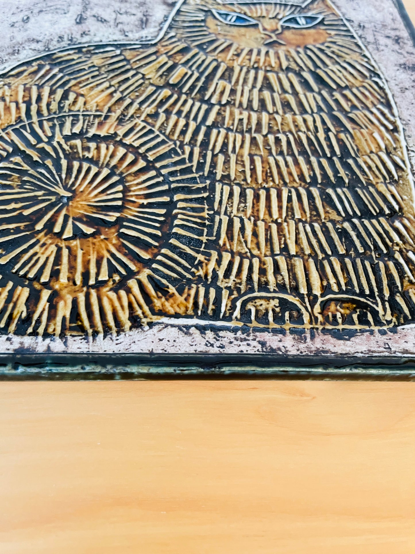 Gustavsberg/グスタフスベリ/Lisa Larson/リサ.ラーソン/Unik/ユニーク/ネコ/ブラウン