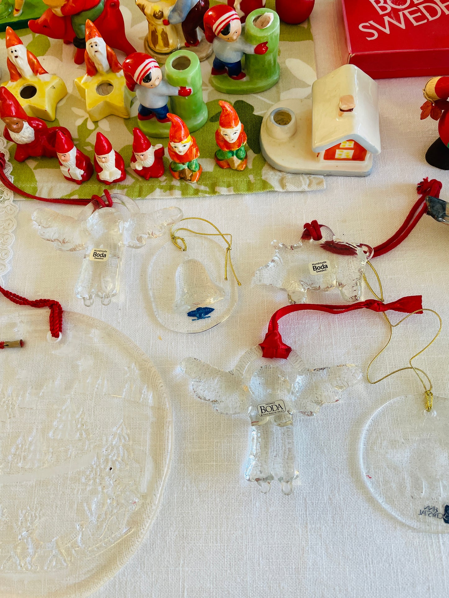 Boda/ボーダ/Bertil Vallien/バーテイル.バリエン/ガラスのオーナメント/エンジェル/新品未使用品/オリジナル箱入り