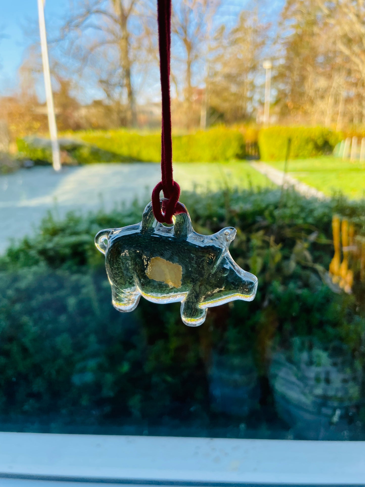 Boda/ボーダ/Bertil Vallien/バーテイル.バリエン/クリスタルガラスのオーナメント/ブタさん