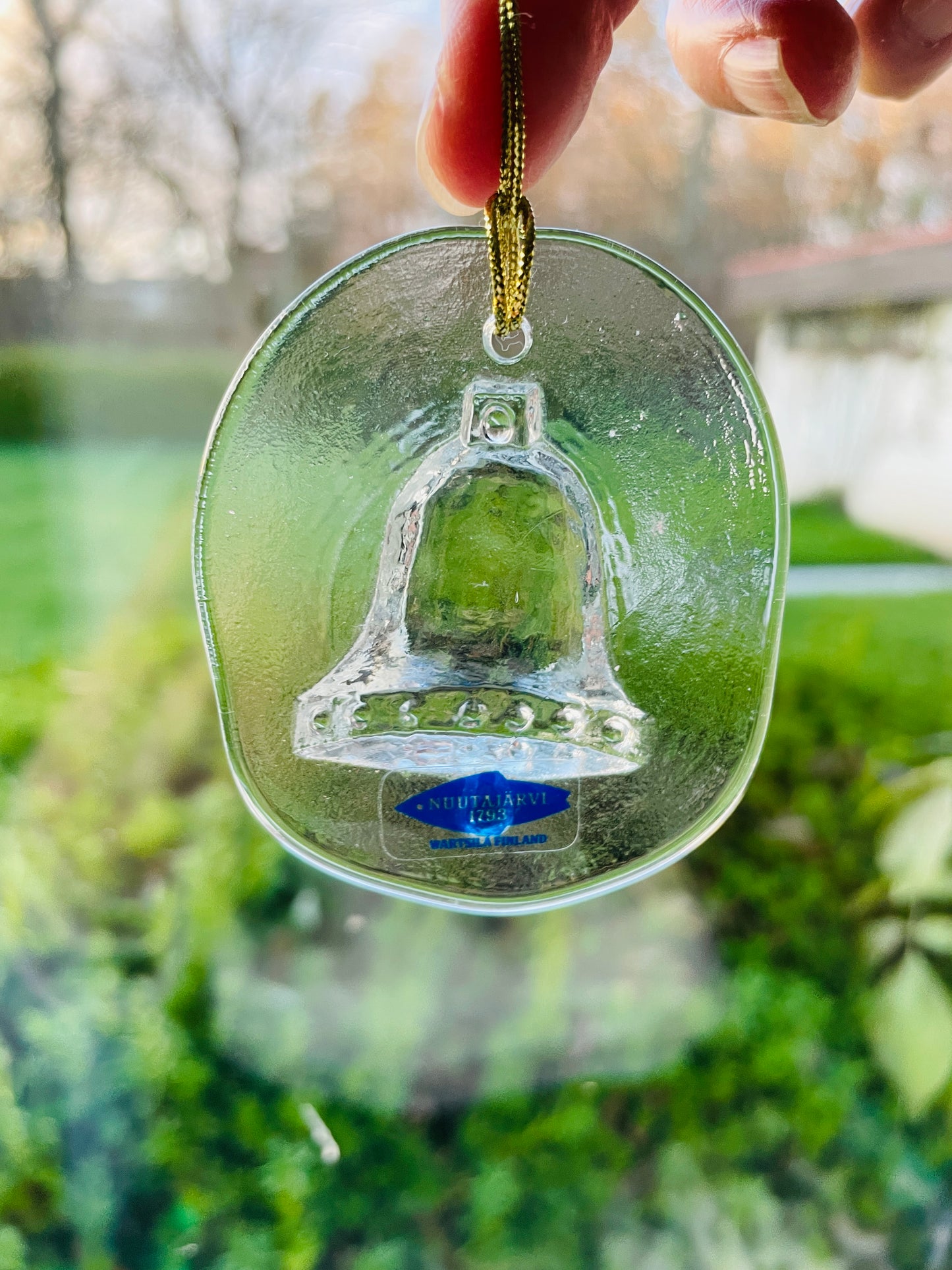 Nuutajälvi/ヌータヤルヴィ/ガラスのオーナメント/ジングルベル