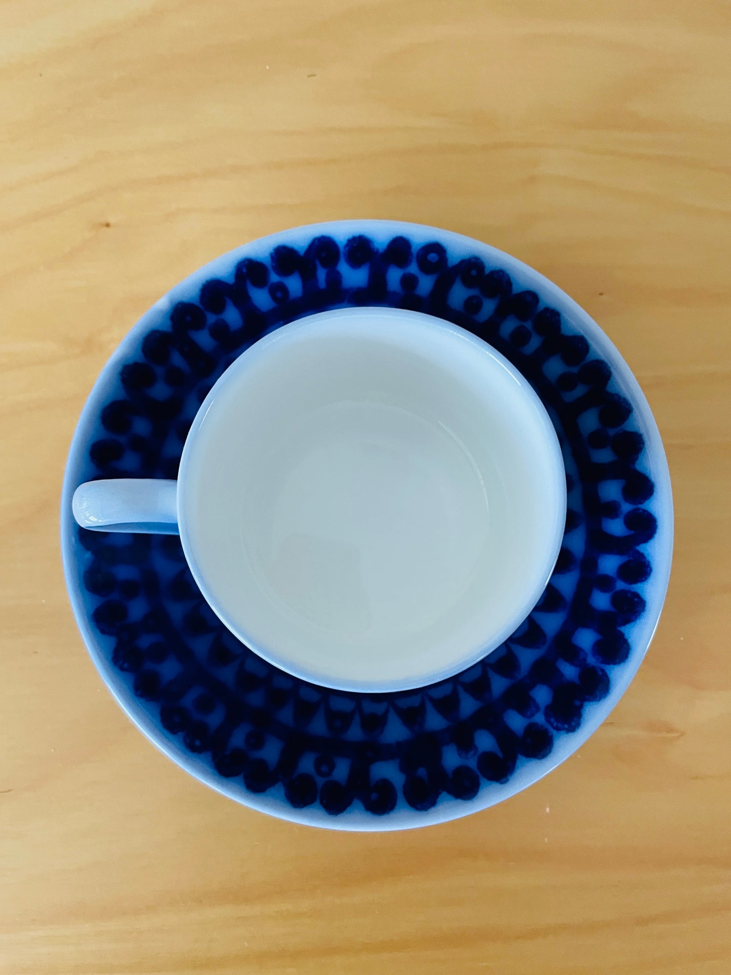 Gustavsberg/グスタフスベリ/Stig Lindberg/ステイグリンドベリ/Blå Husar/ブルーフーサル/カップ&ソーサー