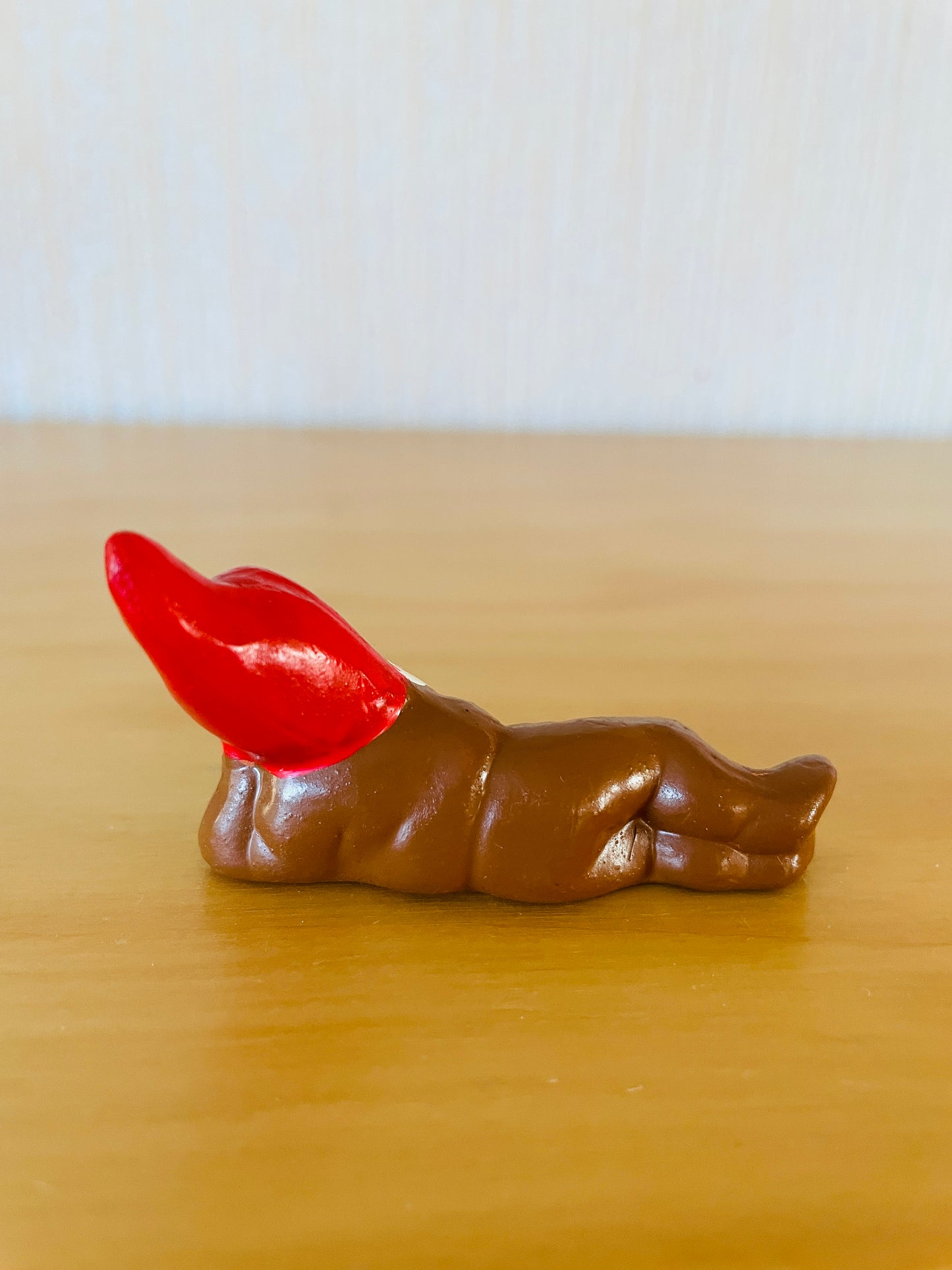 北欧のクリスマス/ヴィンテージ/寝そべりサンタさん/ブラウン