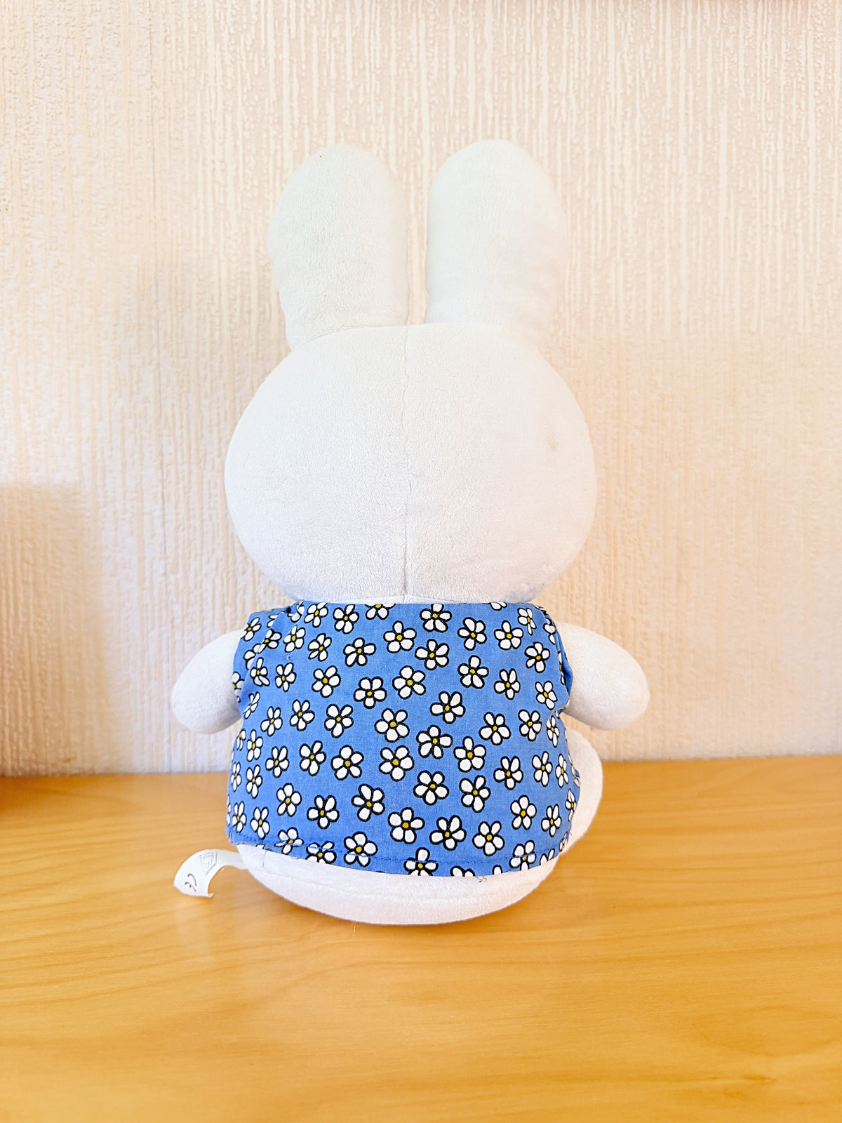 Miffy/ミフイー/ヴィンテージ/ぬいぐるみ/ブルーのお花柄ワンピ