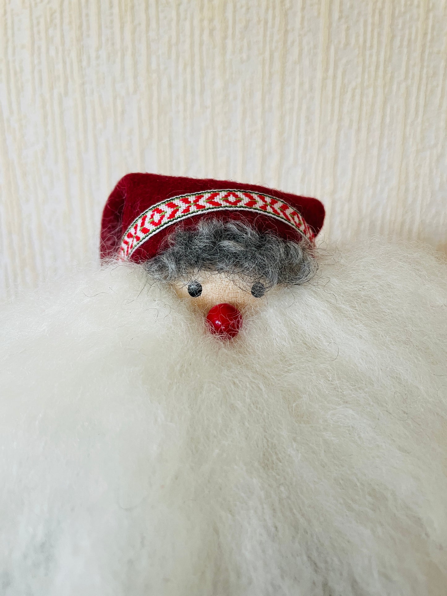 北欧のクリスマス/Svensk Hemslöjd/モフモフお髭のトムテ/Alfred/アルフレッド/新品