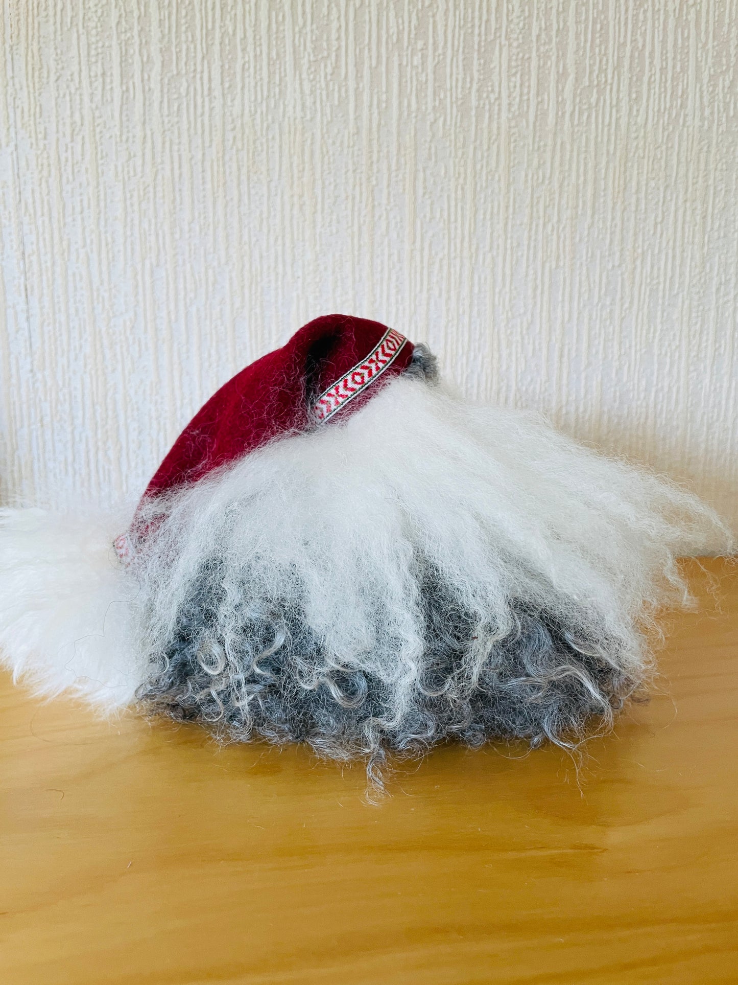 北欧のクリスマス/Svensk Hemslöjd/モフモフお髭のトムテ/Alfred/アルフレッド/新品