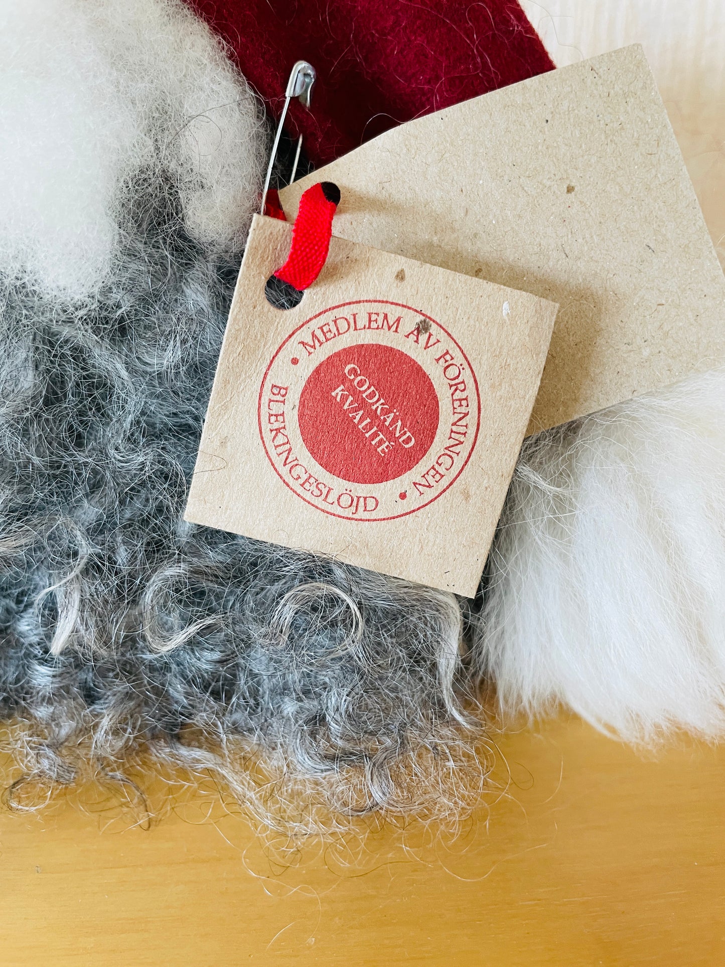 北欧のクリスマス/Svensk Hemslöjd/モフモフお髭のトムテ/Alfred/アルフレッド/新品