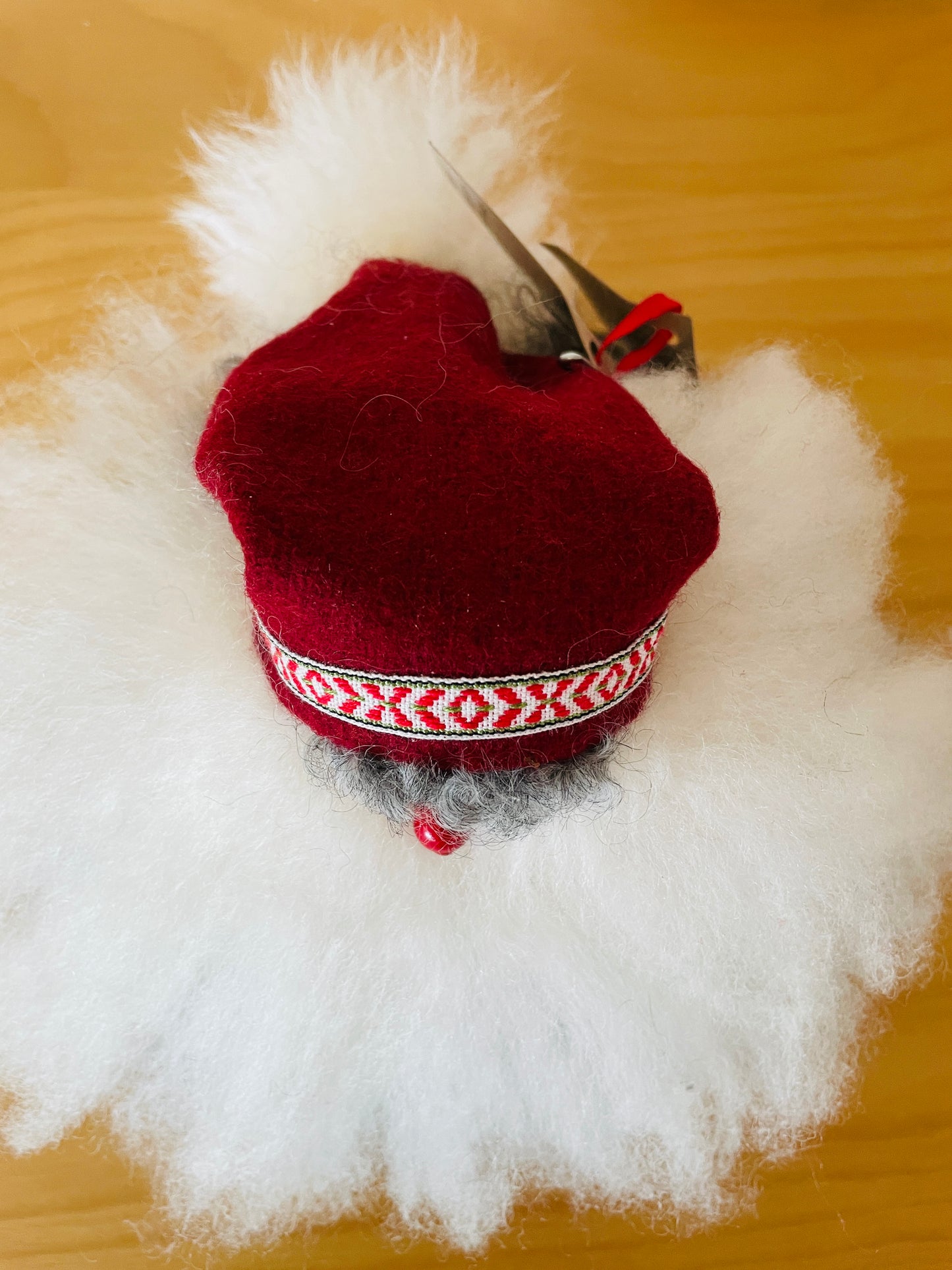 北欧のクリスマス/Svensk Hemslöjd/モフモフお髭のトムテ/Alfred/アルフレッド/新品