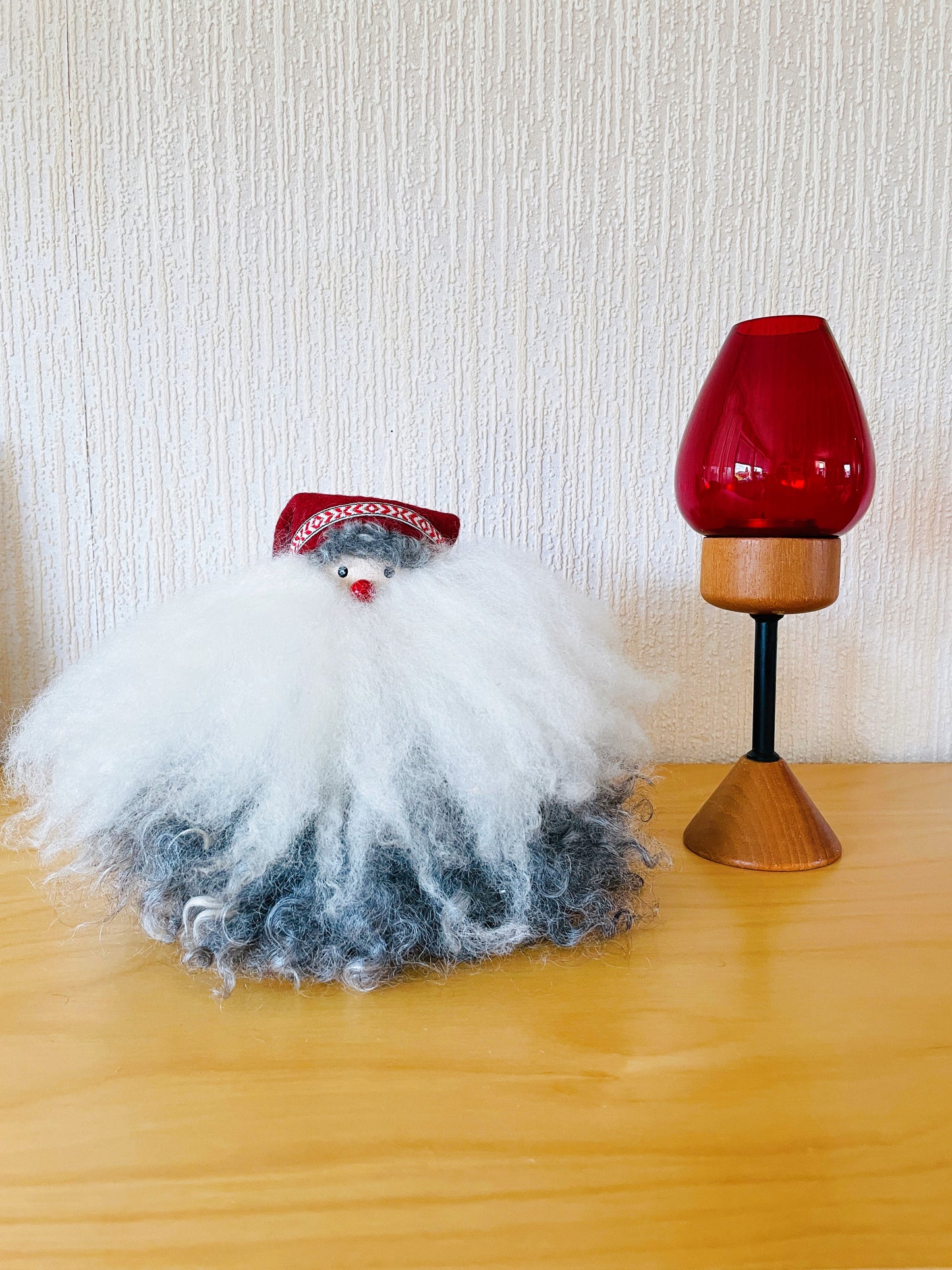 北欧のクリスマス/Svensk Hemslöjd/モフモフお髭のトムテ/Alfred/アルフレッド/新品