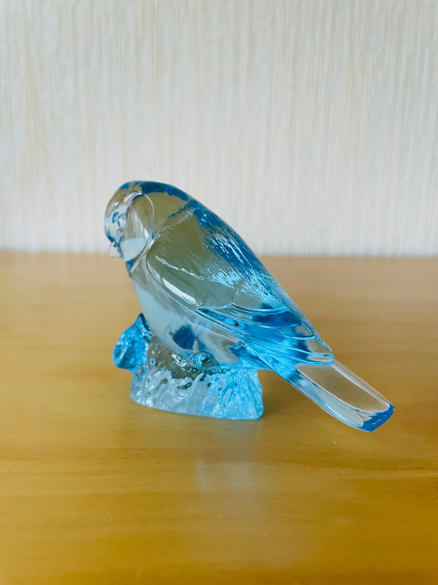 Kosta Boda/WWF/Paul Hoff/Svensk Glas/Crystal Glass Bird/Limited Edition/Blue