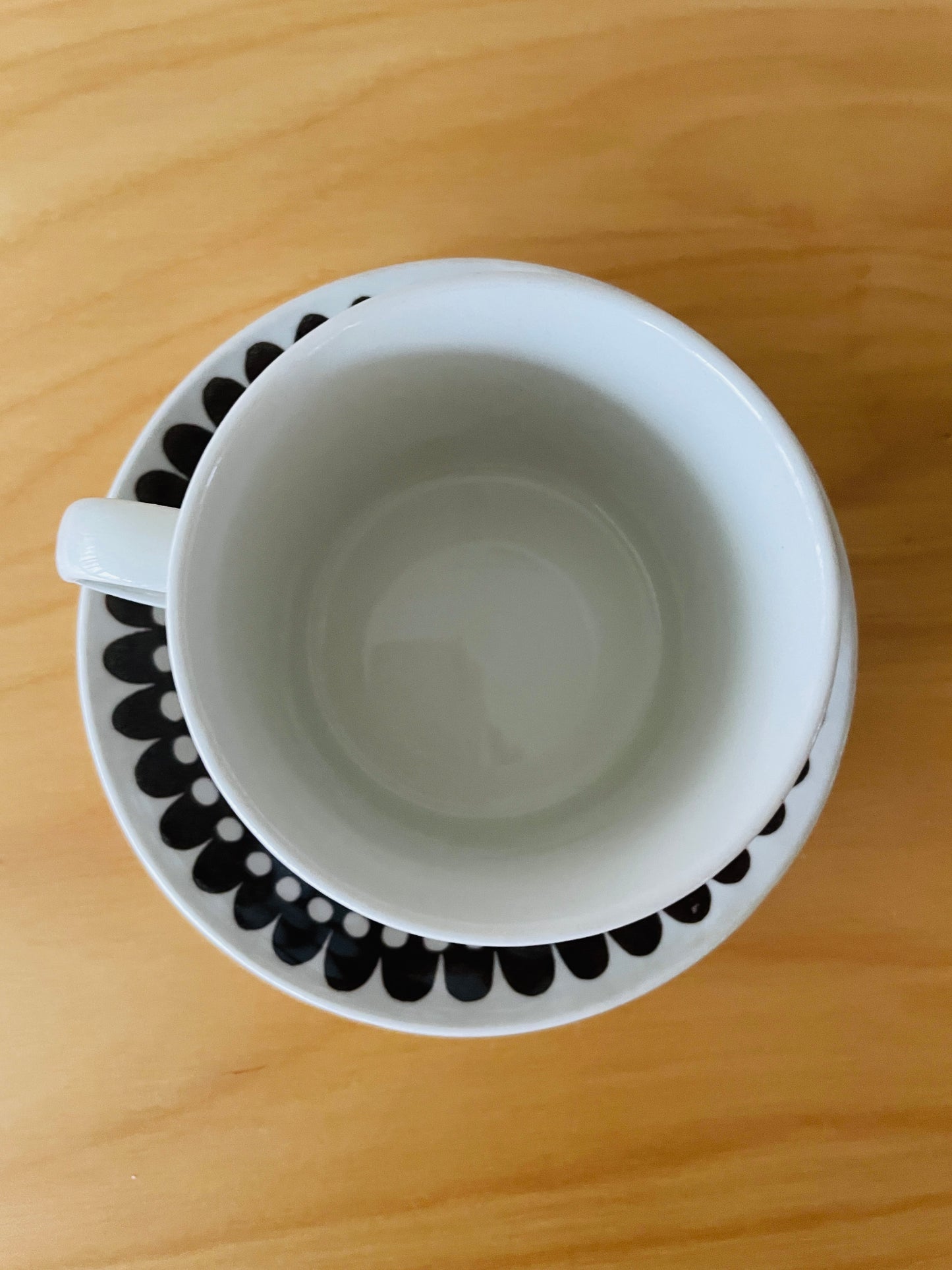 Arabia/Esteri Tomula/Centennial Mug & Saucer/Vintage/Brown
