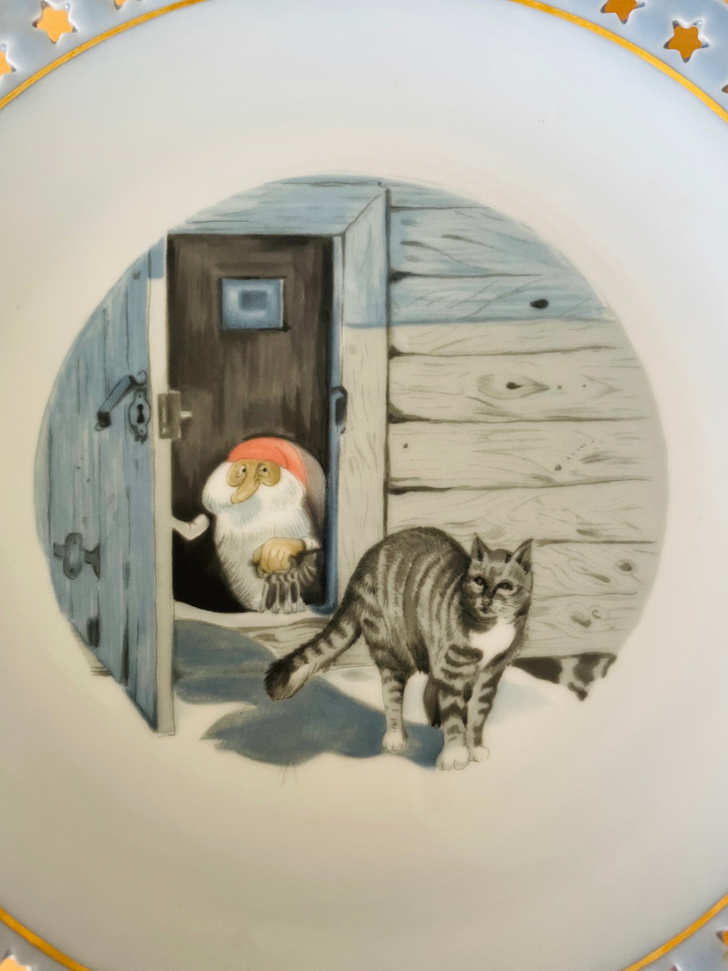 Bing & Grondahl / Original / Harald Wiberg / Tomte / Cup & Saucer, Plate / 3-piece set / Trio