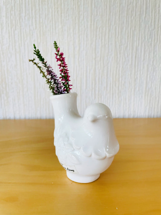 Deco/Rosa Ljung/Bird Vase/White