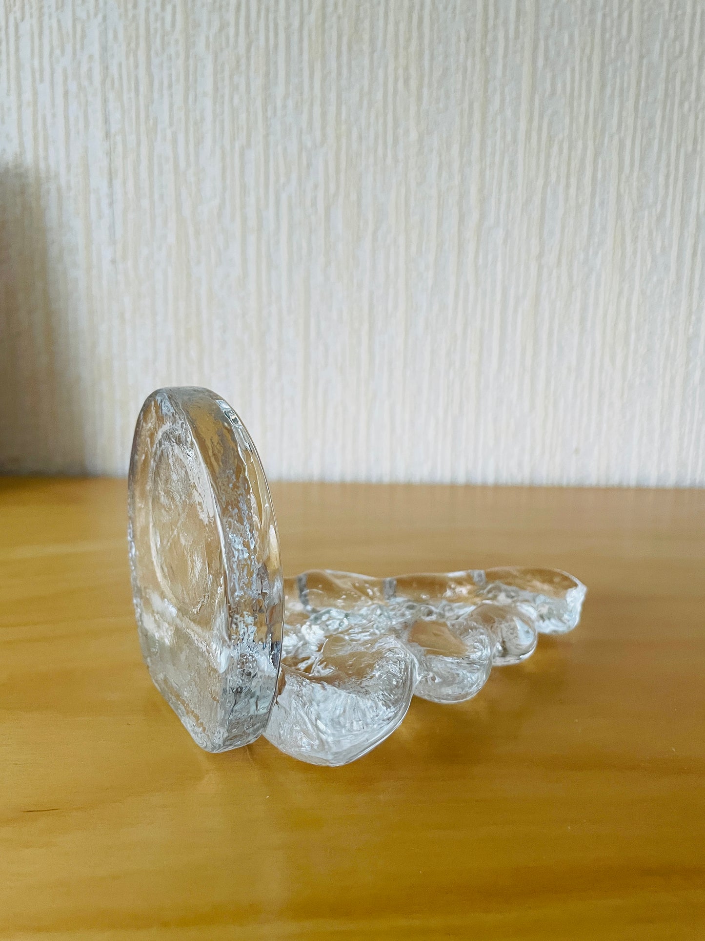 Nybro Glas/ニーブローガラス工房/もみの木のキャンドルスタンド