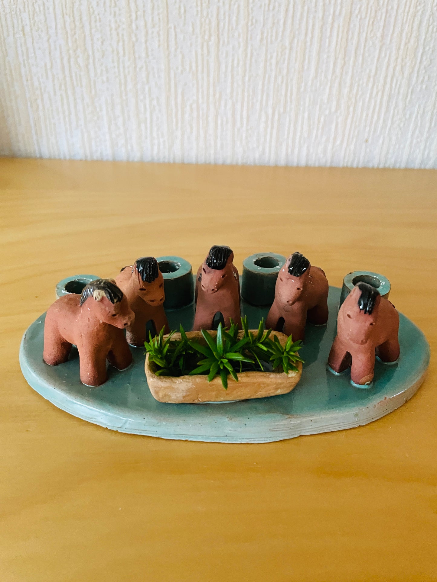 Rutebo Leksand Advent Candle Holder / Stalledräng 5-Hästar