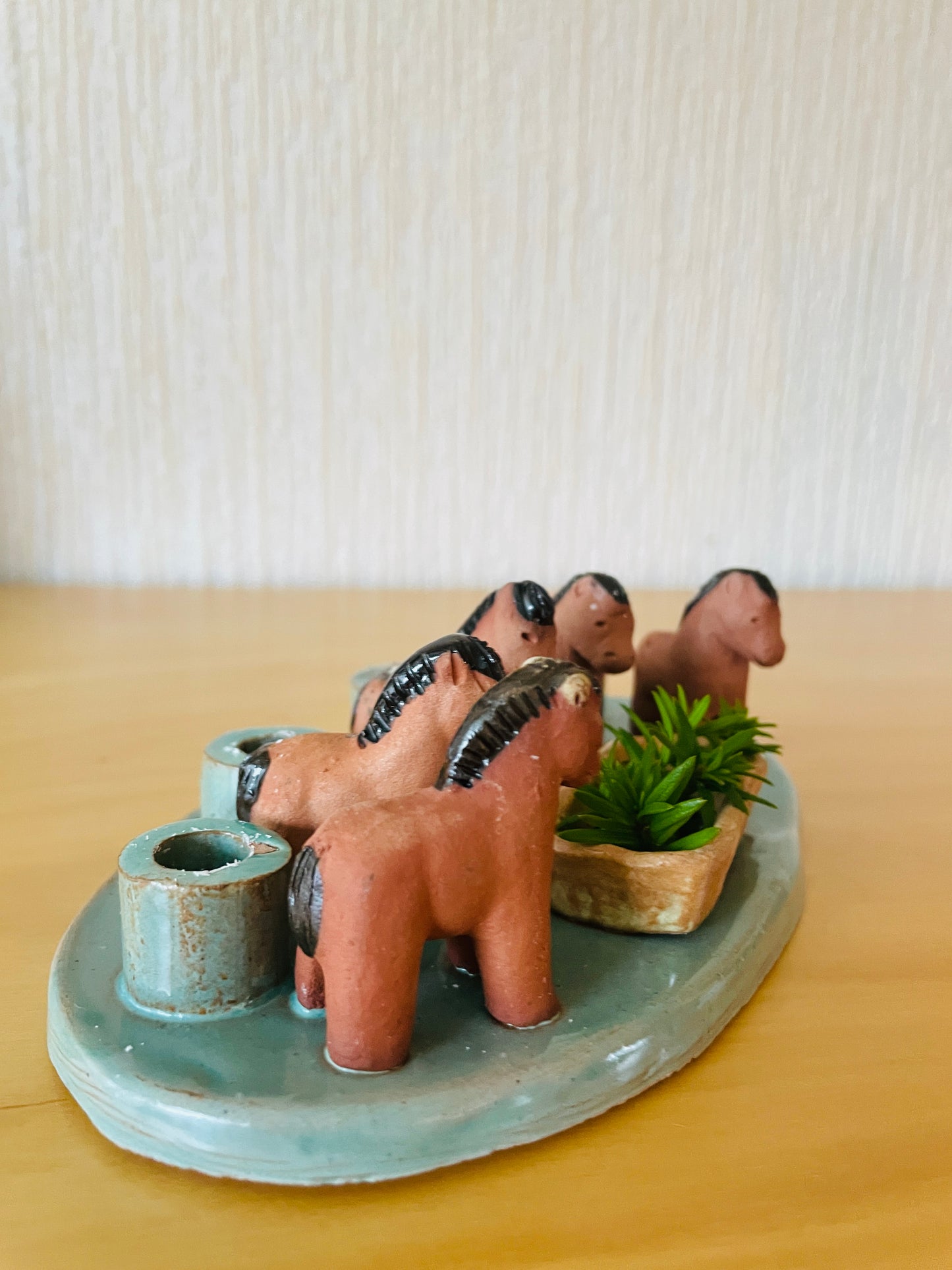 Rutebo Leksand Advent Candle Holder / Stalledräng 5-Hästar
