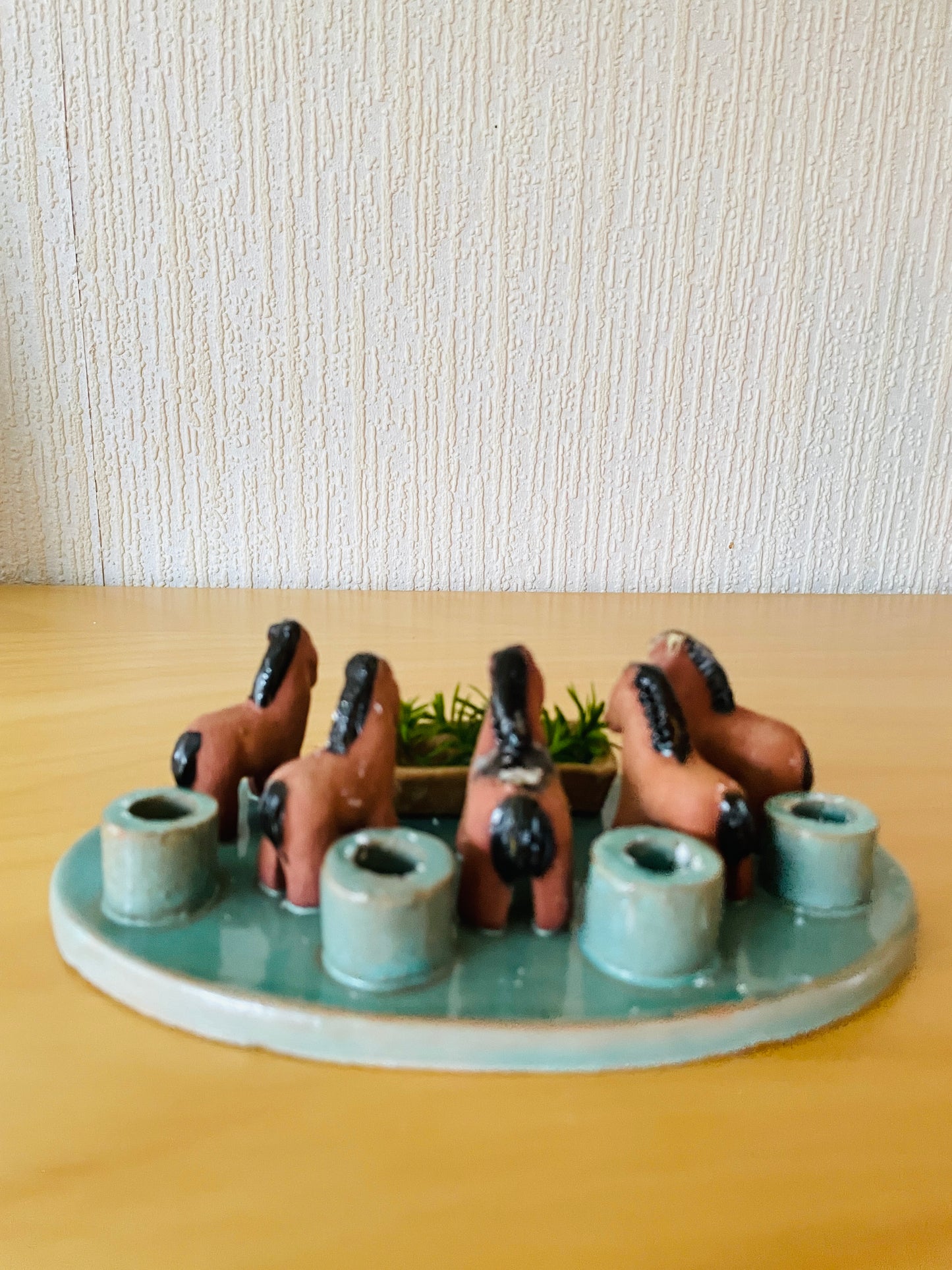 Rutebo Leksand Advent Candle Holder / Stalledräng 5-Hästar