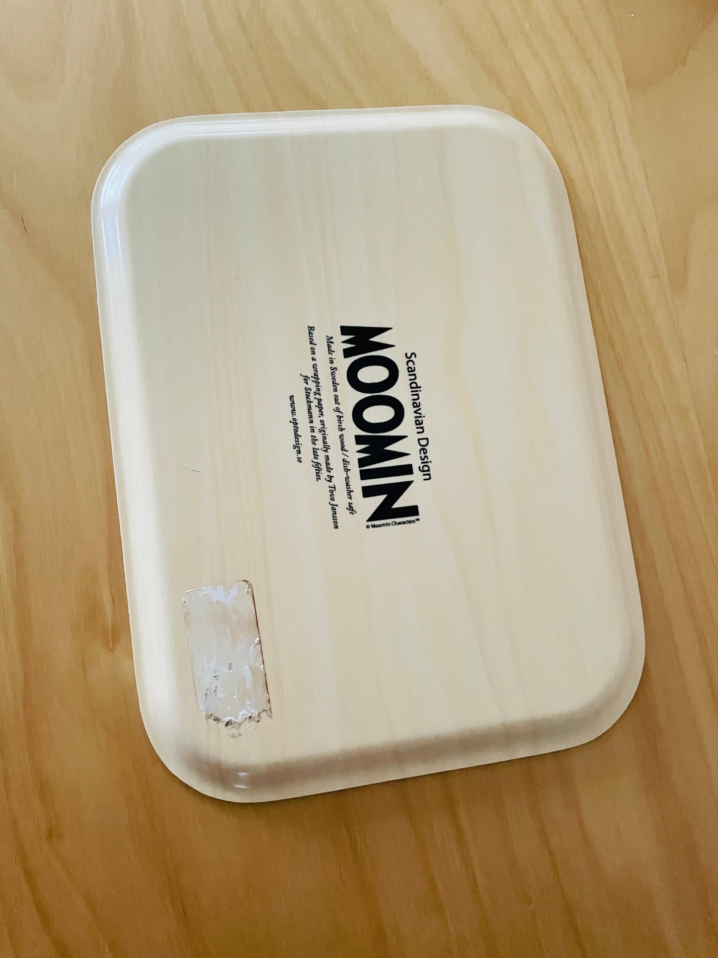 Nordic goods/Stockmann Helsinki/Stockmann/Moomin/Moomin/Form Press/tray/wooden press