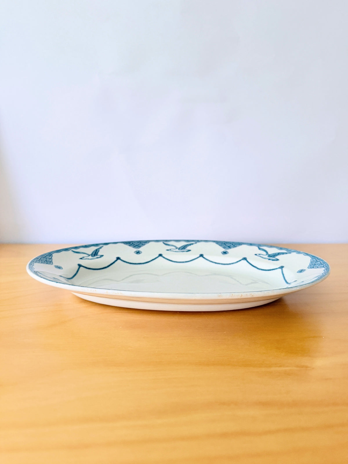 Old Gustavsberg/グスタフスベリ/Öresund/オーレサンド/オーバルプレート/25,5cm
