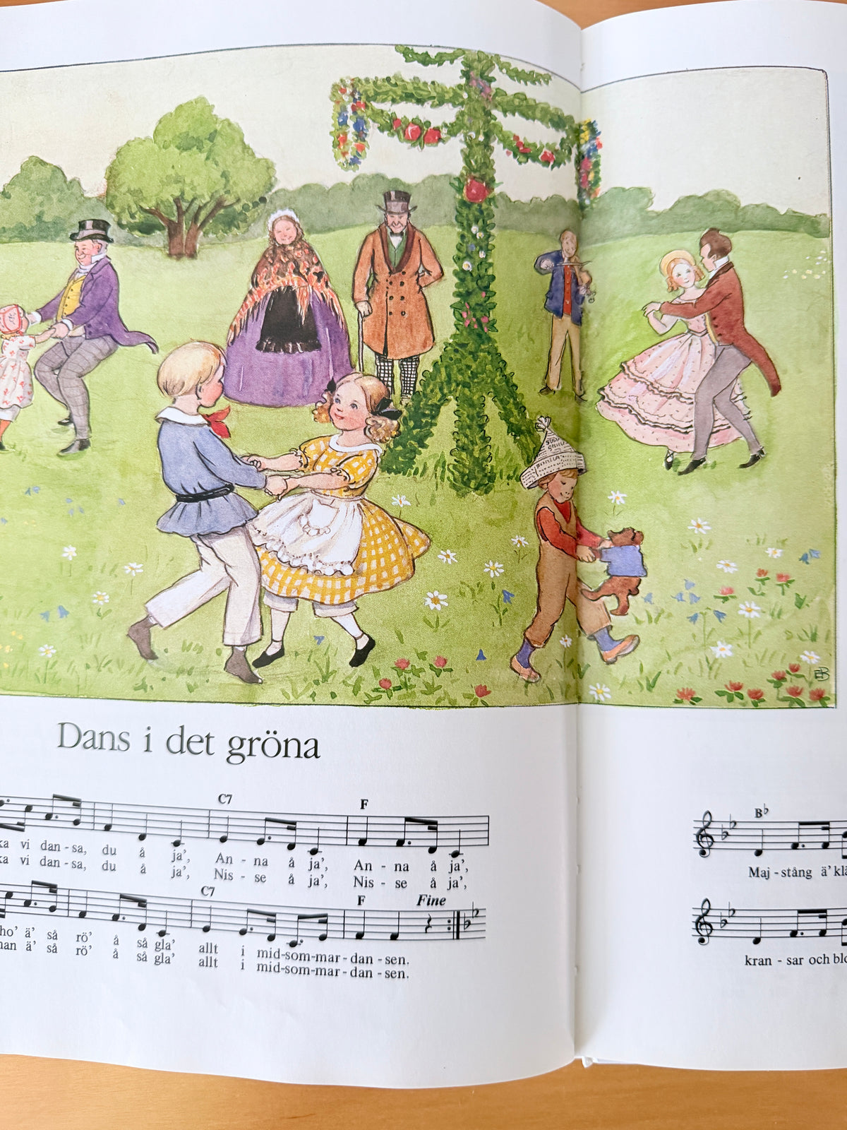Northern European vintage/Swedish picture books & children's songs/Visor av Alice Tegner/Elsa Beskow/Illustrations