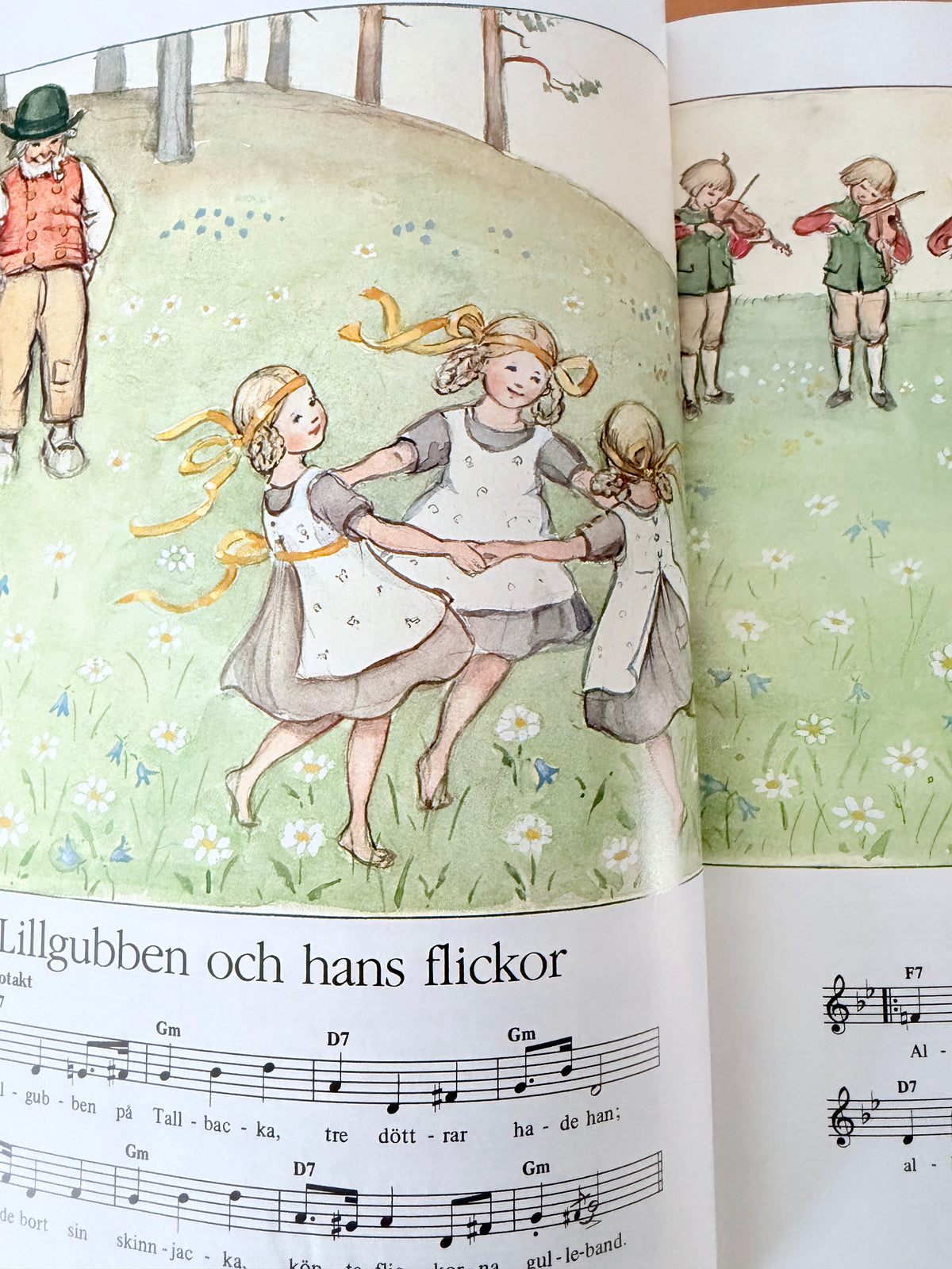 Northern European vintage/Swedish picture books & children's songs/Visor av Alice Tegner/Elsa Beskow/Illustrations