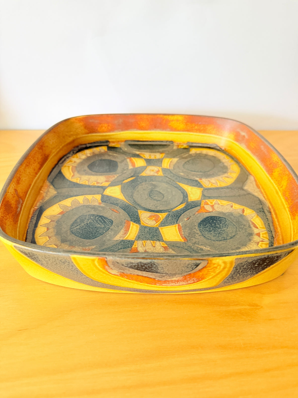 Royal Copenhagen/ロイヤルコペンハーゲン/Johanne Gerber/ヨハンネ ゲルべ/Baca/バッカ/スクゥエアトレイ/大/26cm