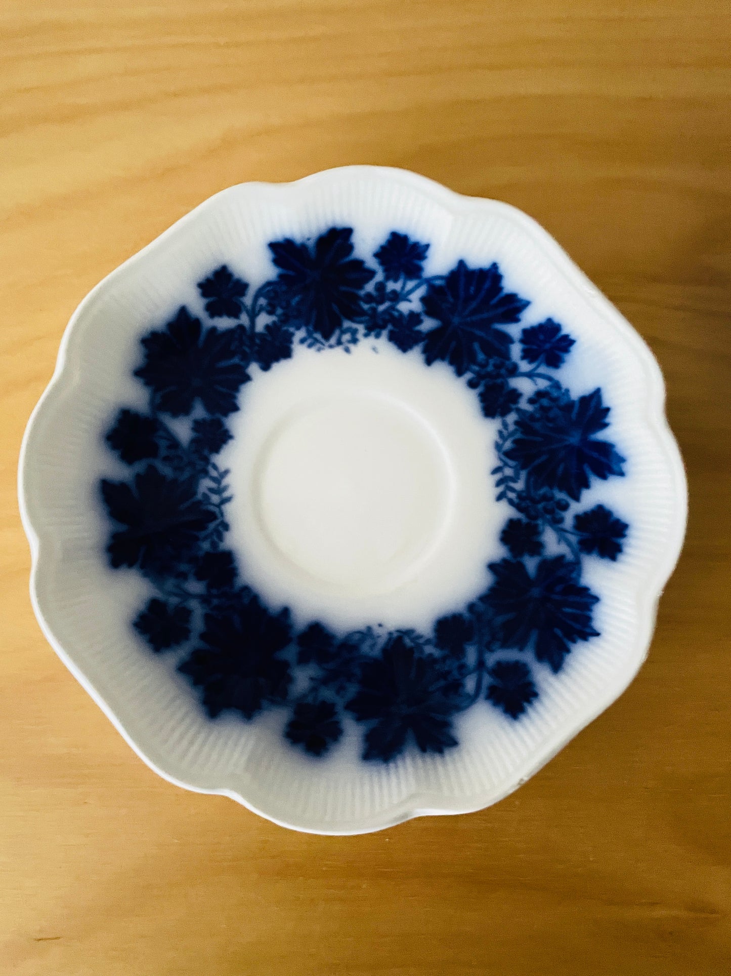Uppsala Ekeby Gefle/Vinnrannka Blå/Tea Cup & Saucer