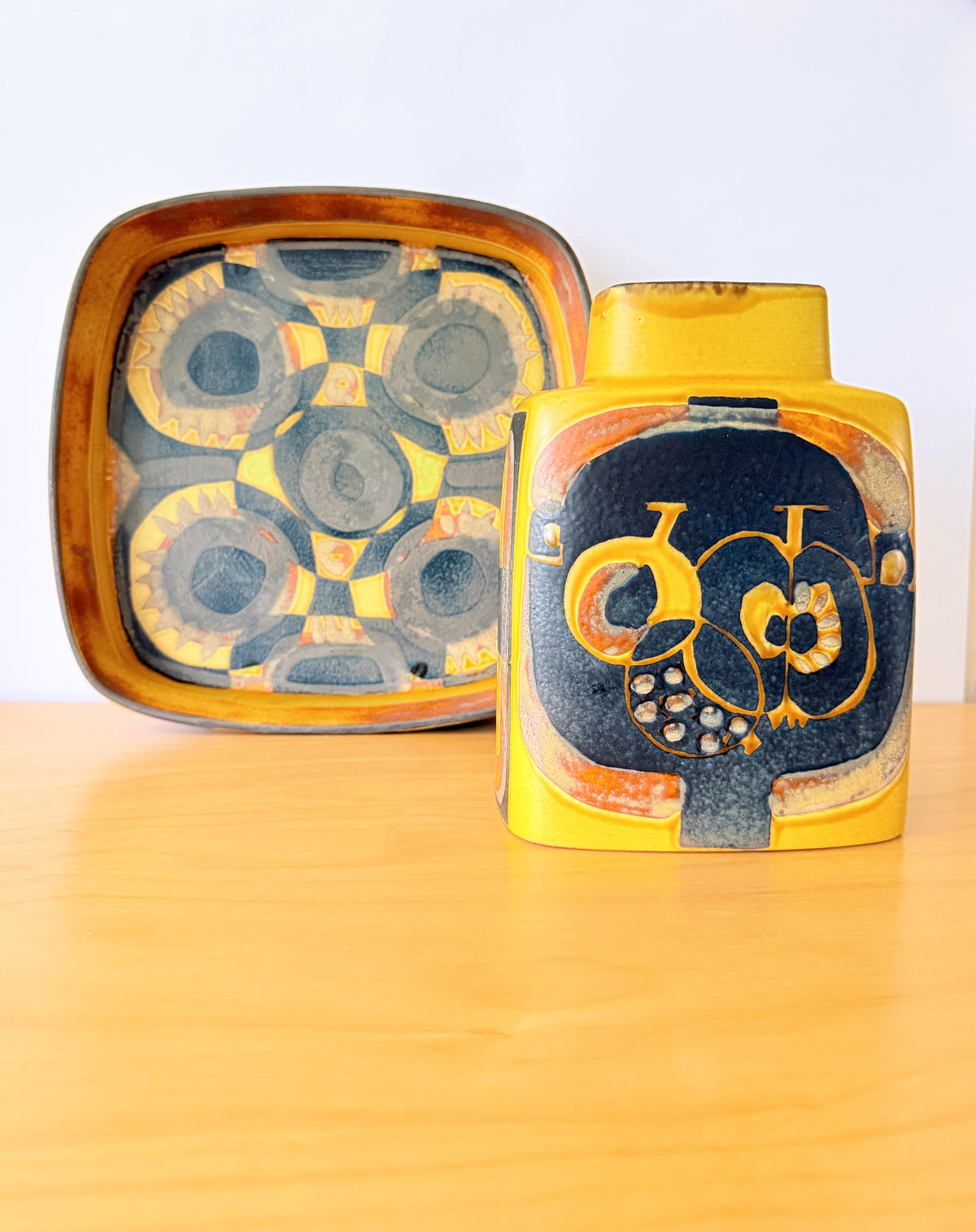 Royal Copenhagen/ロイヤルコペンハーゲン/Johanne Gerber/ヨハンネ ゲルべ/Baca/バッカ/スクゥエアトレイ/大/26cm